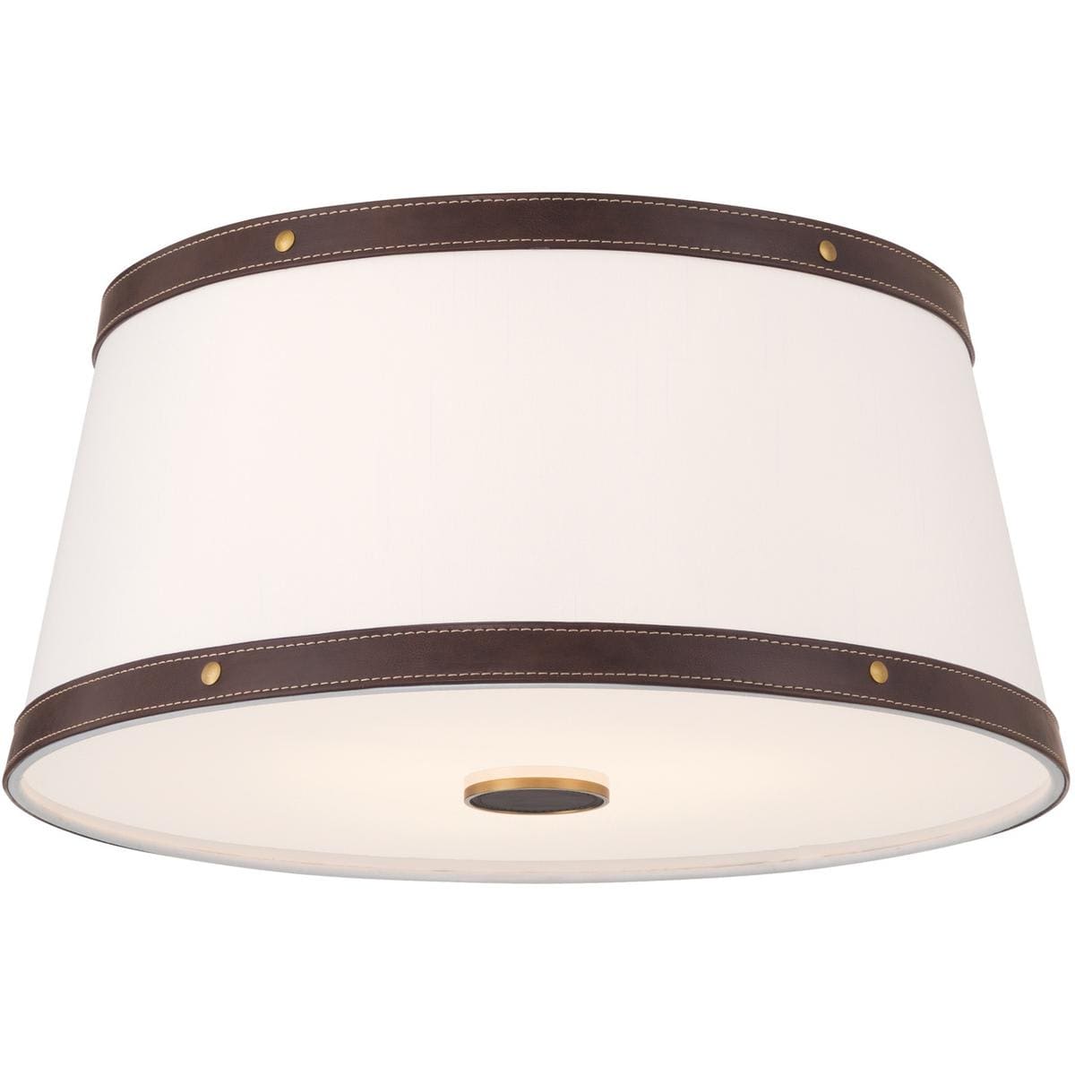 Crystorama  CAL-2400-LG Callahan 3 Light 17 inch Luxe Gold Flush Ceiling Light