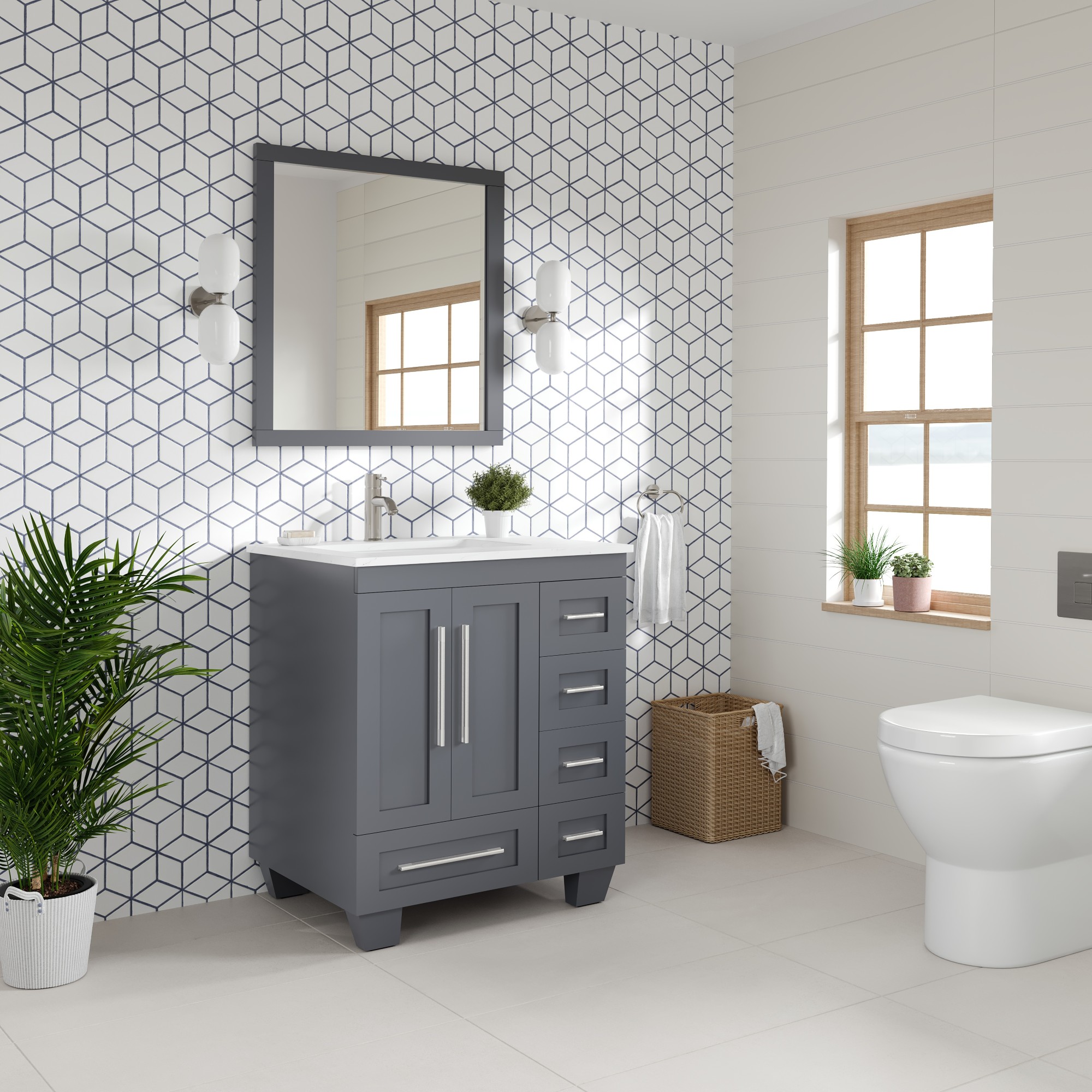 Eviva EVVN999-28DG-Q Bath-Vanity-Combo - View #10