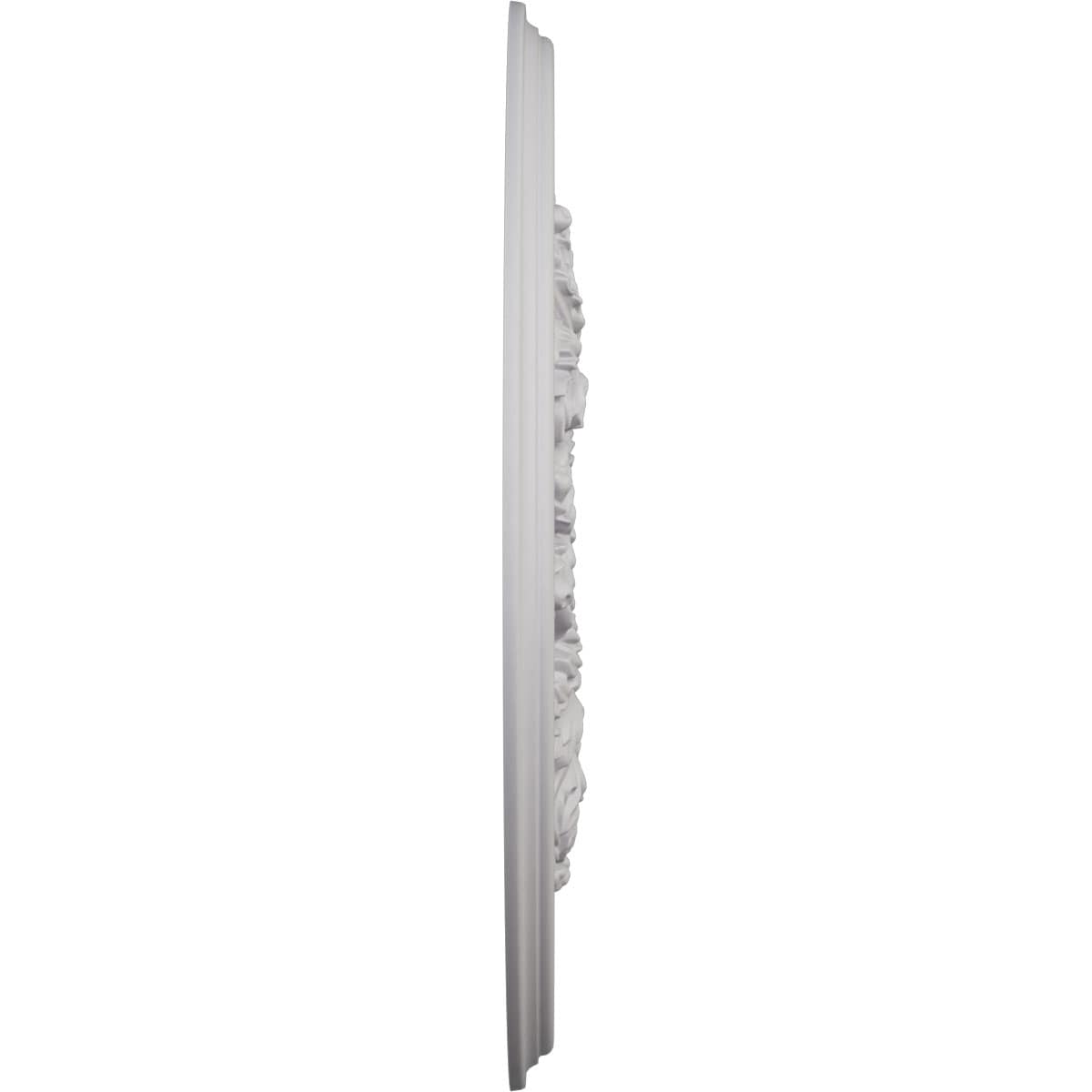 Ultra Pure White Polyurethane Acanthus Twist Ceiling Medallion