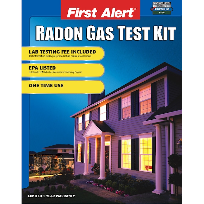 First Alert Home Radon Gas Test Kit In The Kits Department At Com - Diy Radon Test Home Depot