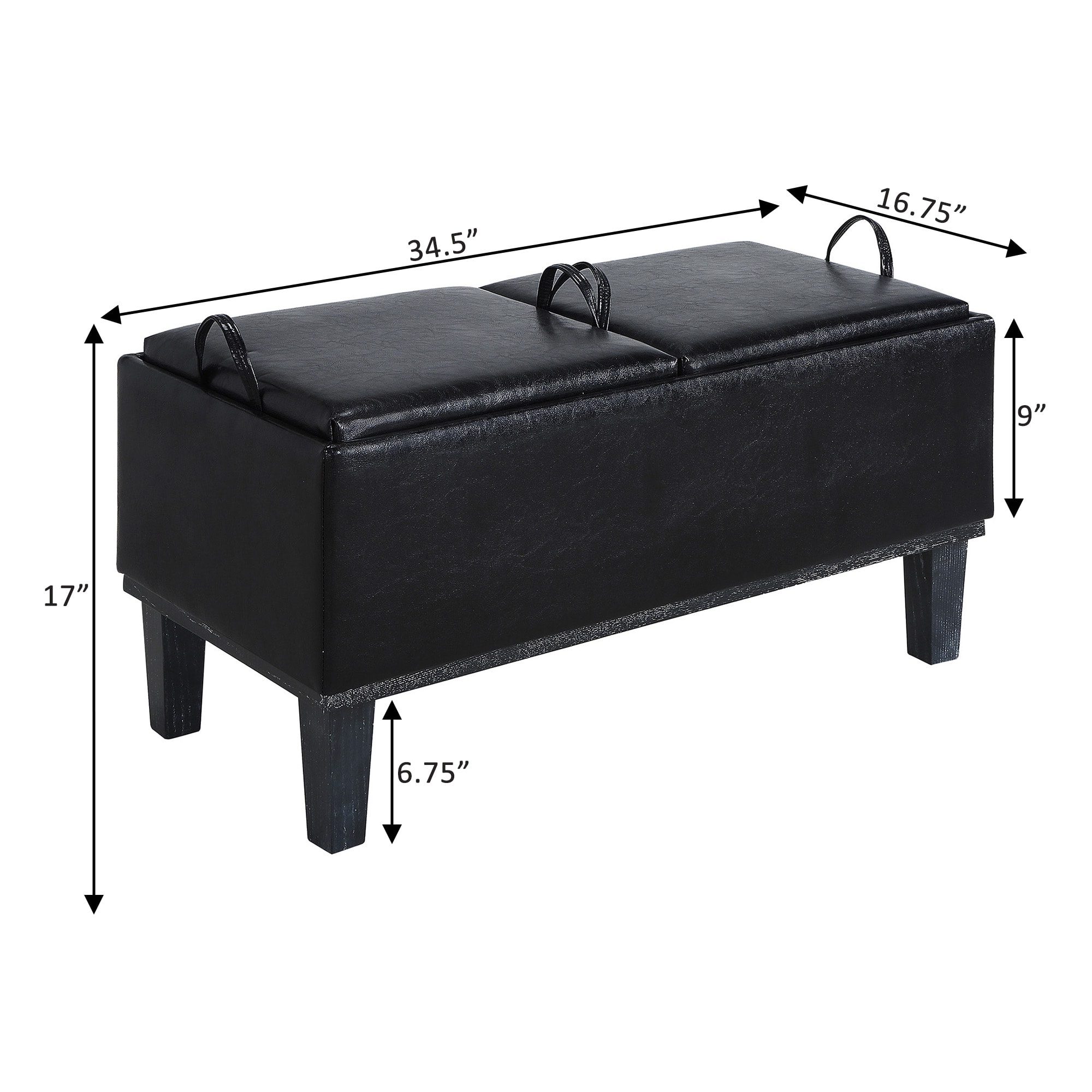 Convenience Concepts R9-226 Indoor-Ottomans - View #4