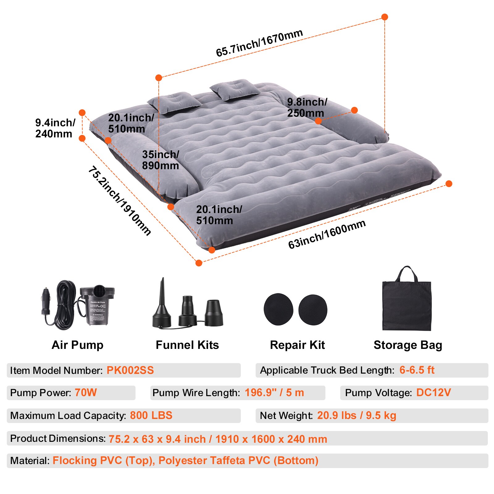VEVOR KCCQCD665FT0V3L0WV9 Tent-Accessories - View #8