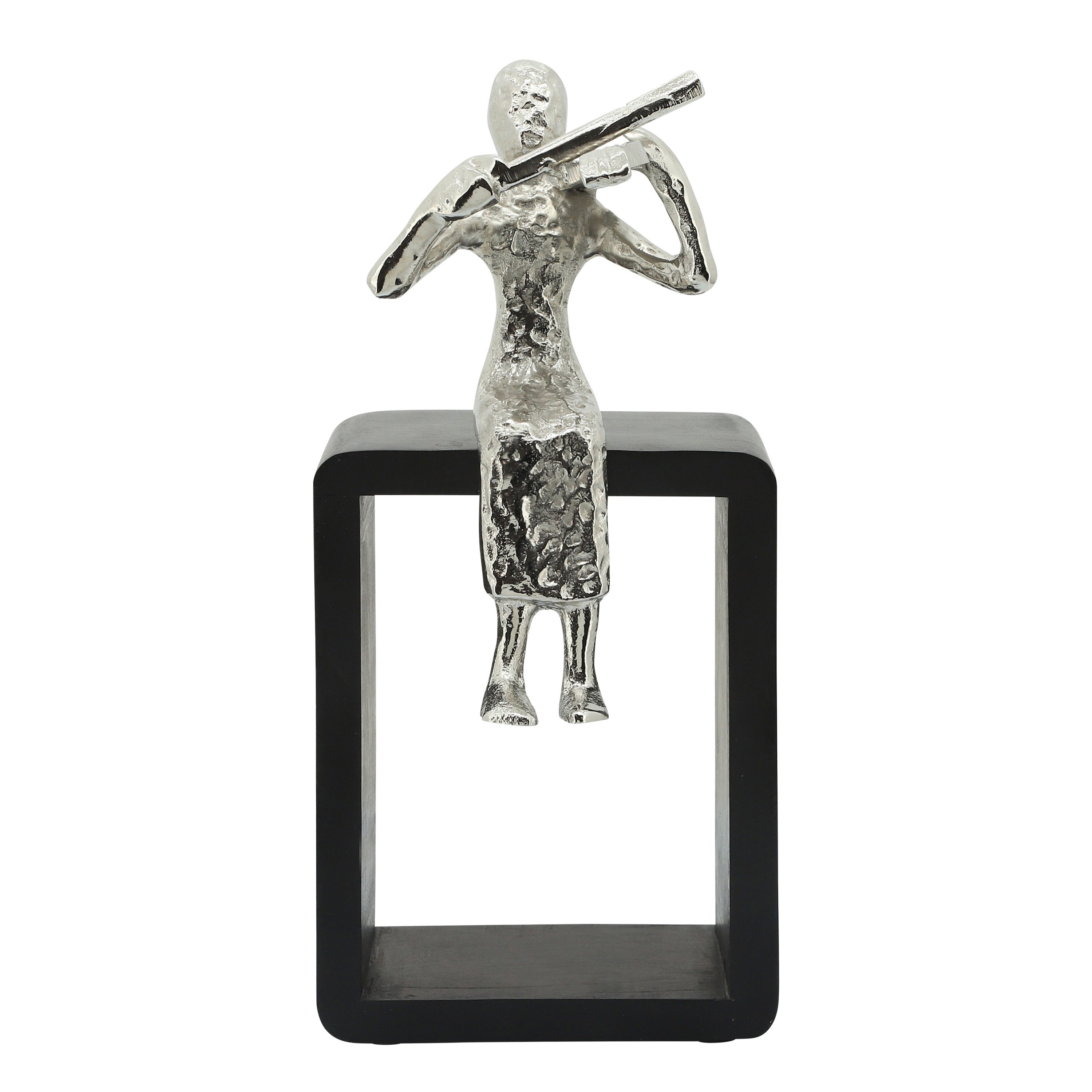 Sagebrook Home 16294-02 Silver Aluminum Modern Sculpture