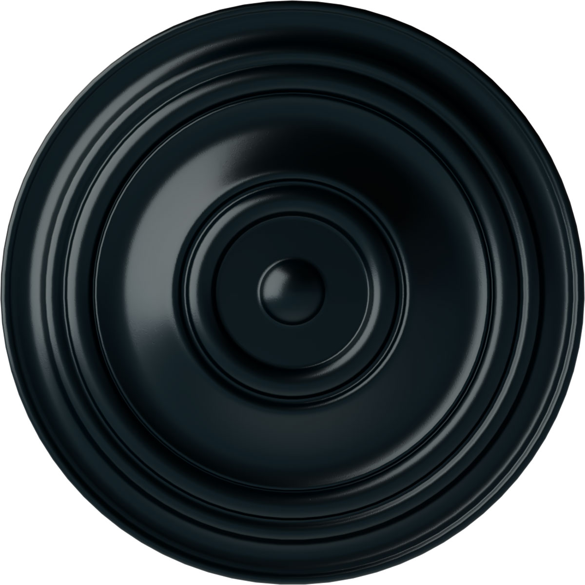 Ekena Millwork CM31TRNSF Traditional 31.5-in W x 31.5-in L Painted Night Shade Polyurethane Whole Ceiling Medallion