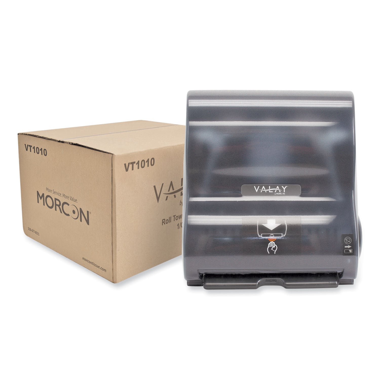 Morcon Valay 10 Inch Roll Towel Dispenser 13.25 X 9 X 14.25 Black