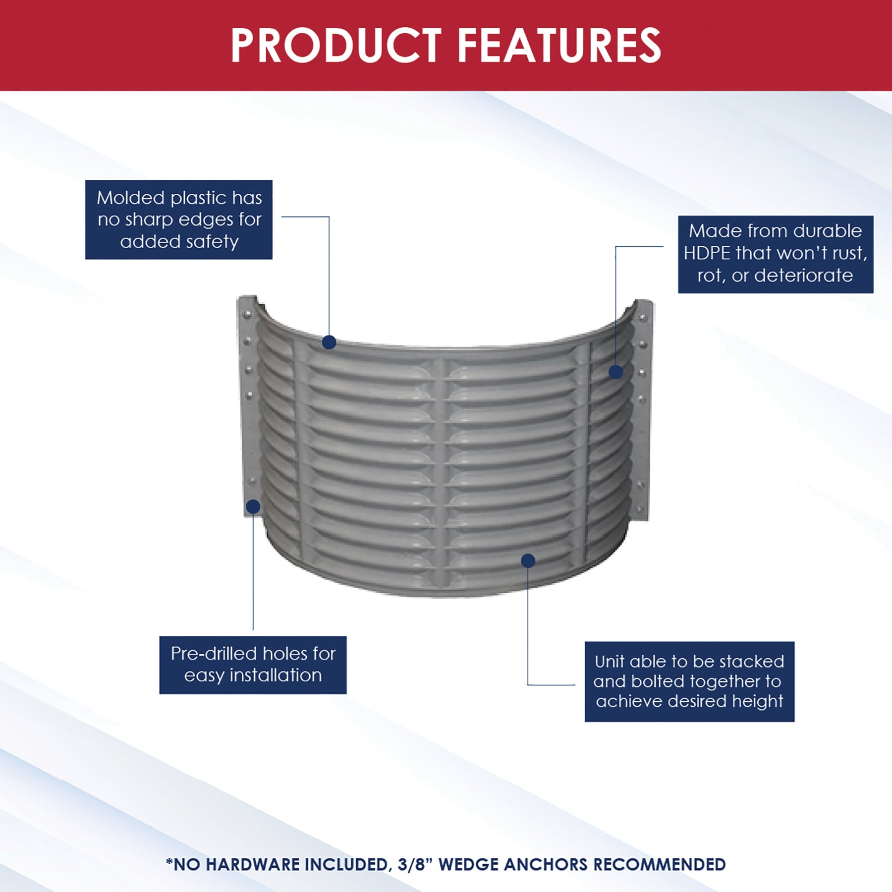 SHAPE PRODUCTS 3724AWC Area-Wall-Window-Wells - View #4