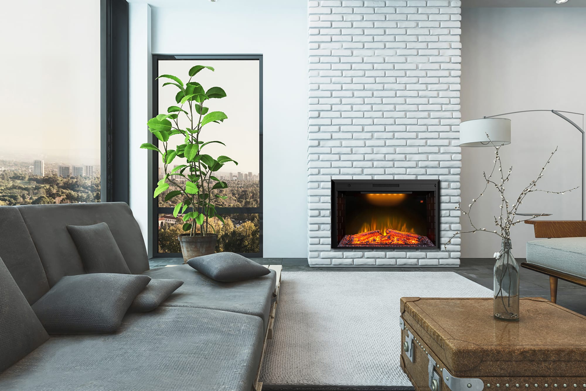 CASAINC VL-EF40T Electric-Fireplaces - View #3