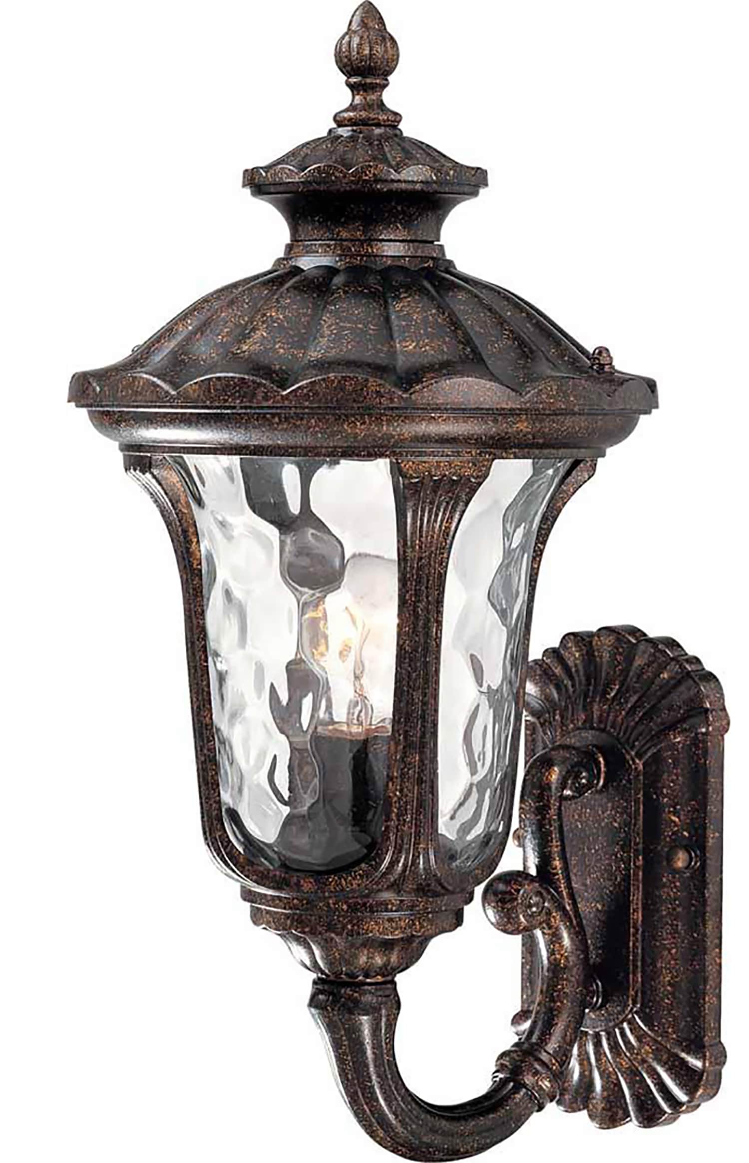 Volume Lighting V8462-72 Tavira 1 -Light 18.5-in H Antique Bronze Hardwired Outdoor Wall Light