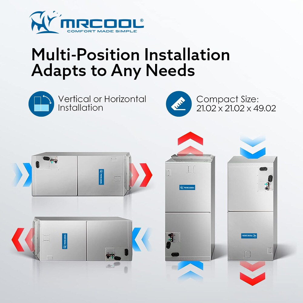 4 Ton 15 SEER2 MrCool ProDirect Central Heat Pump Split System