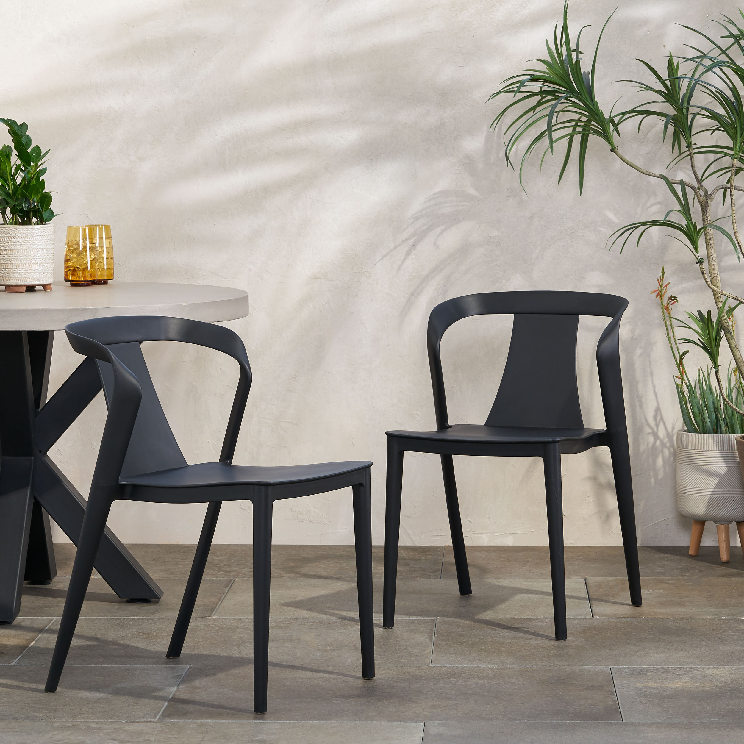 Lycvki Patio Conversation Sets 2 -Piece Patio Conversation Set