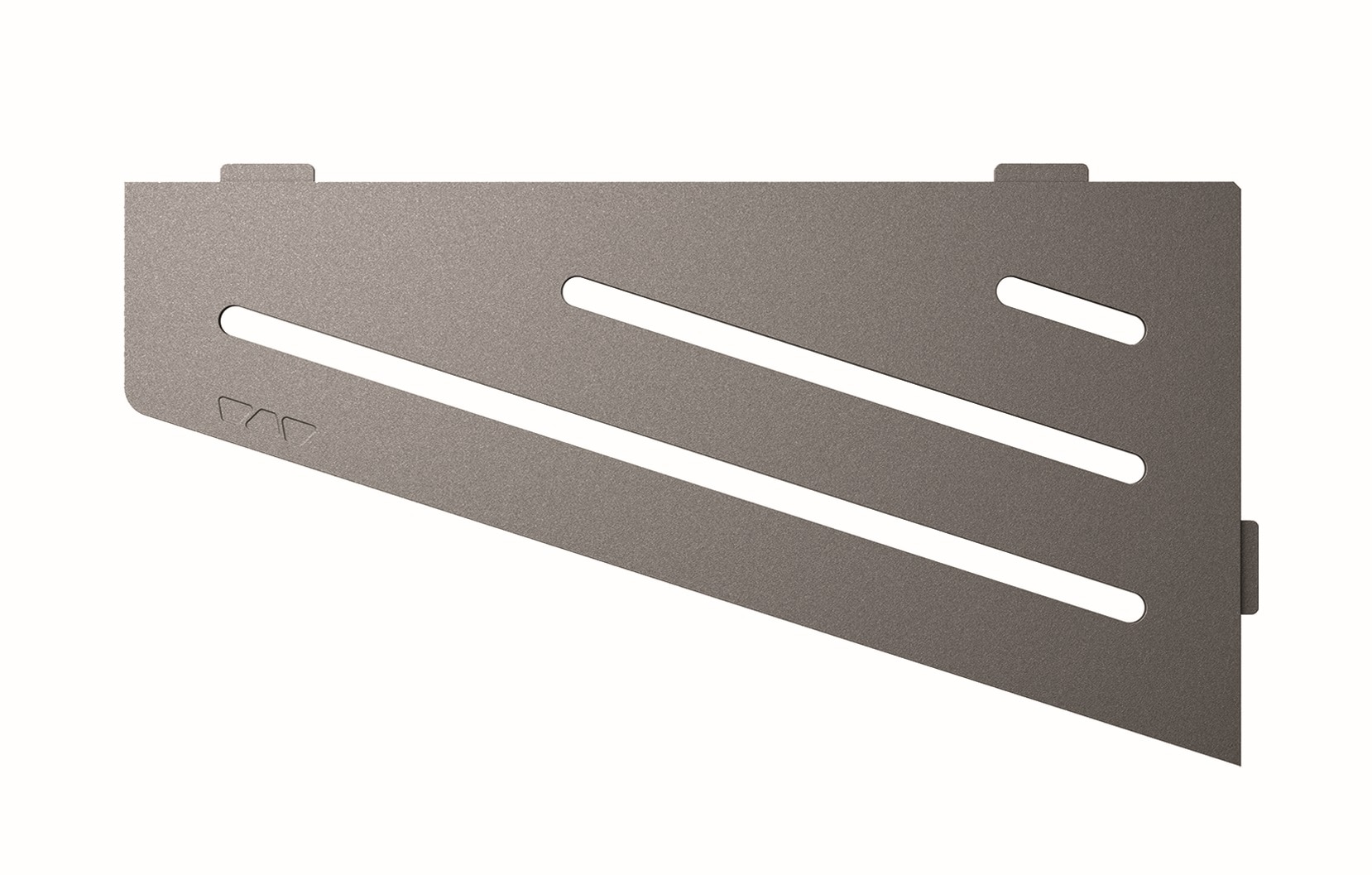 Schluter Systems SES3D10TSG Shelf Quadrilat Corner Wave Pewter
