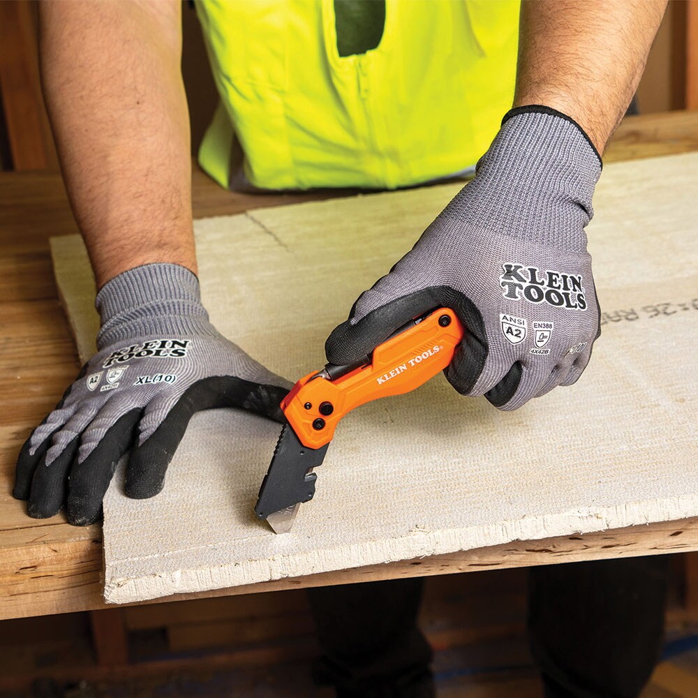 Klein Tools Folding Utility Knife with Driver 3/4-in 1-Blade Folding Utility Knife