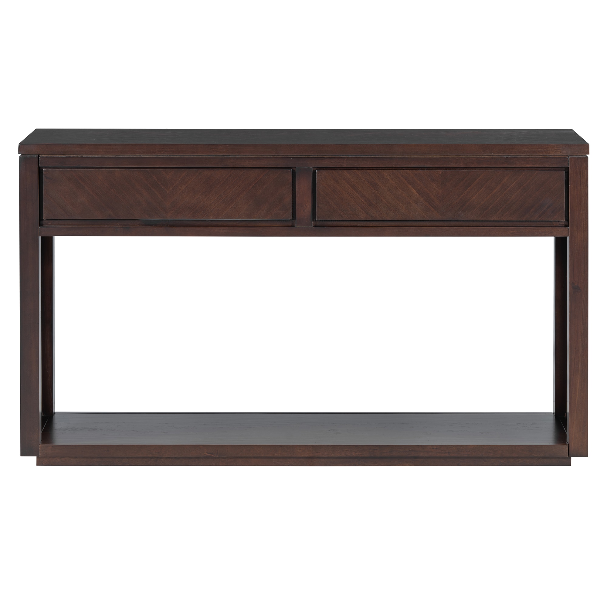 SINOFURN SYA330199EO Rustic Espresso Console table