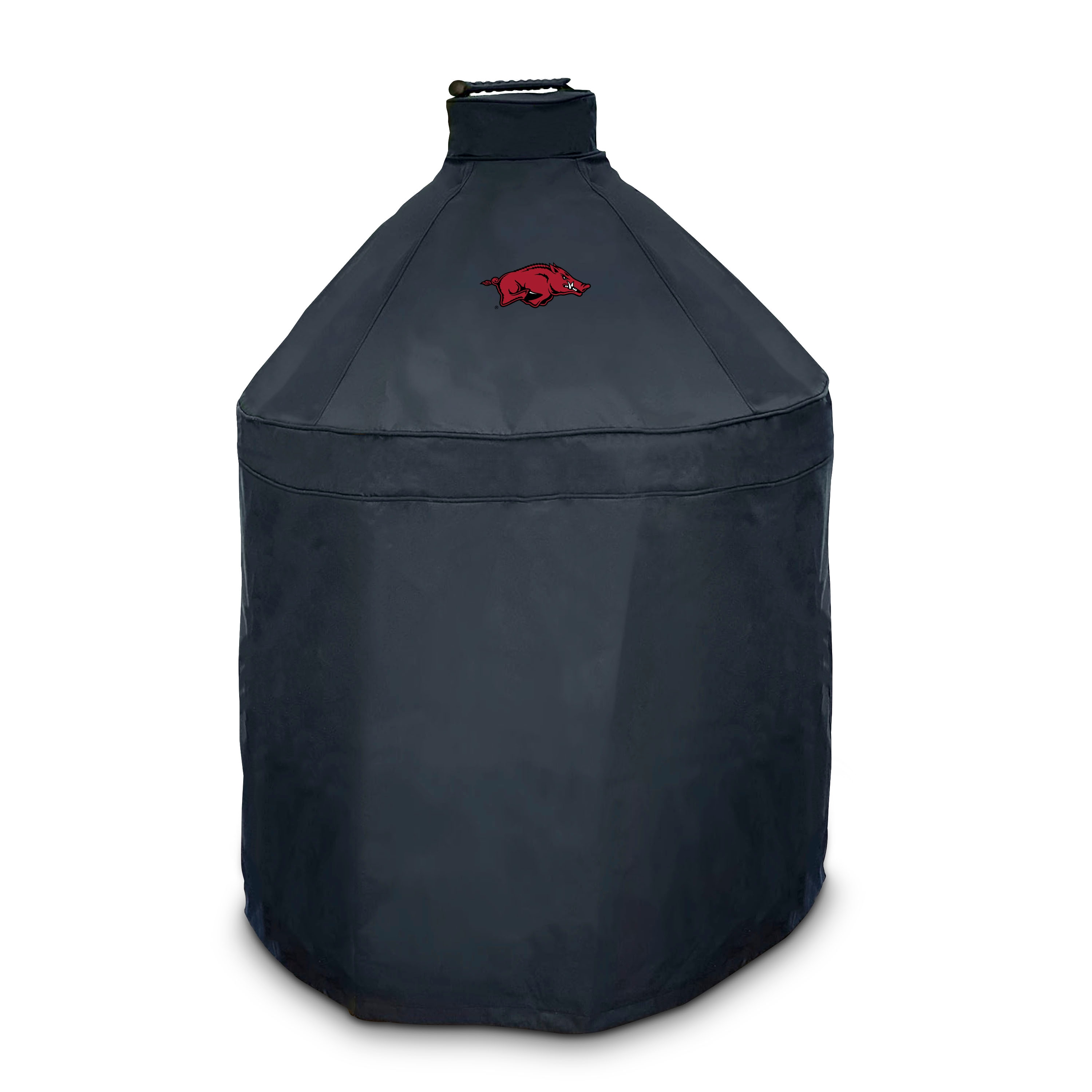 FANMATS 42807 Arkansas Razorbacks NCAA Kamado Grill Cover 27-Inches W x 40-Inches H Black Kamado grill Cover
