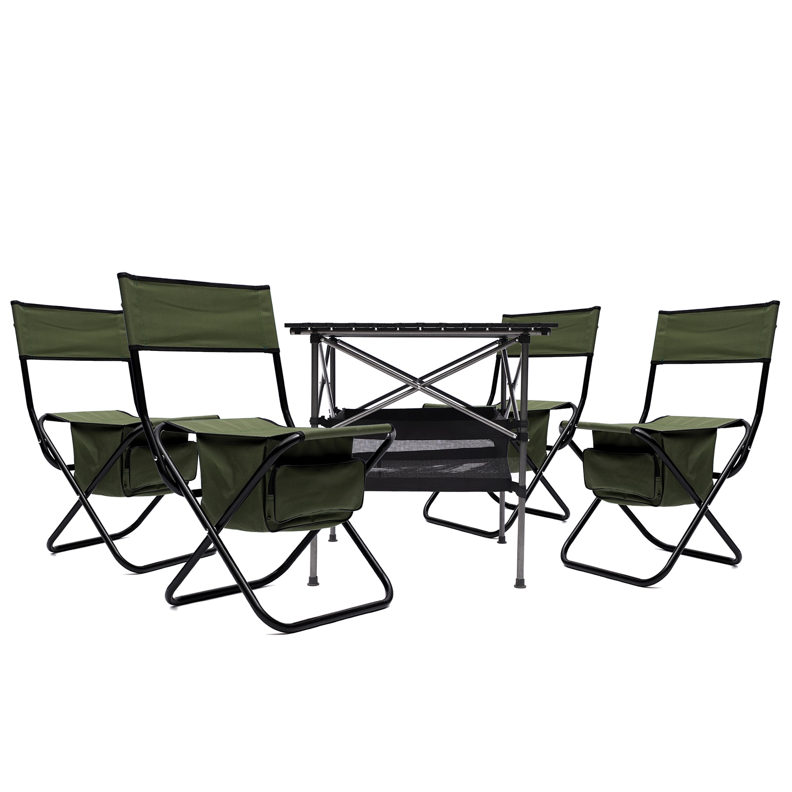 LIVIZA GGJCP001GN4-T2 Green Folding Camping chair Carrying Strap/Handle Included