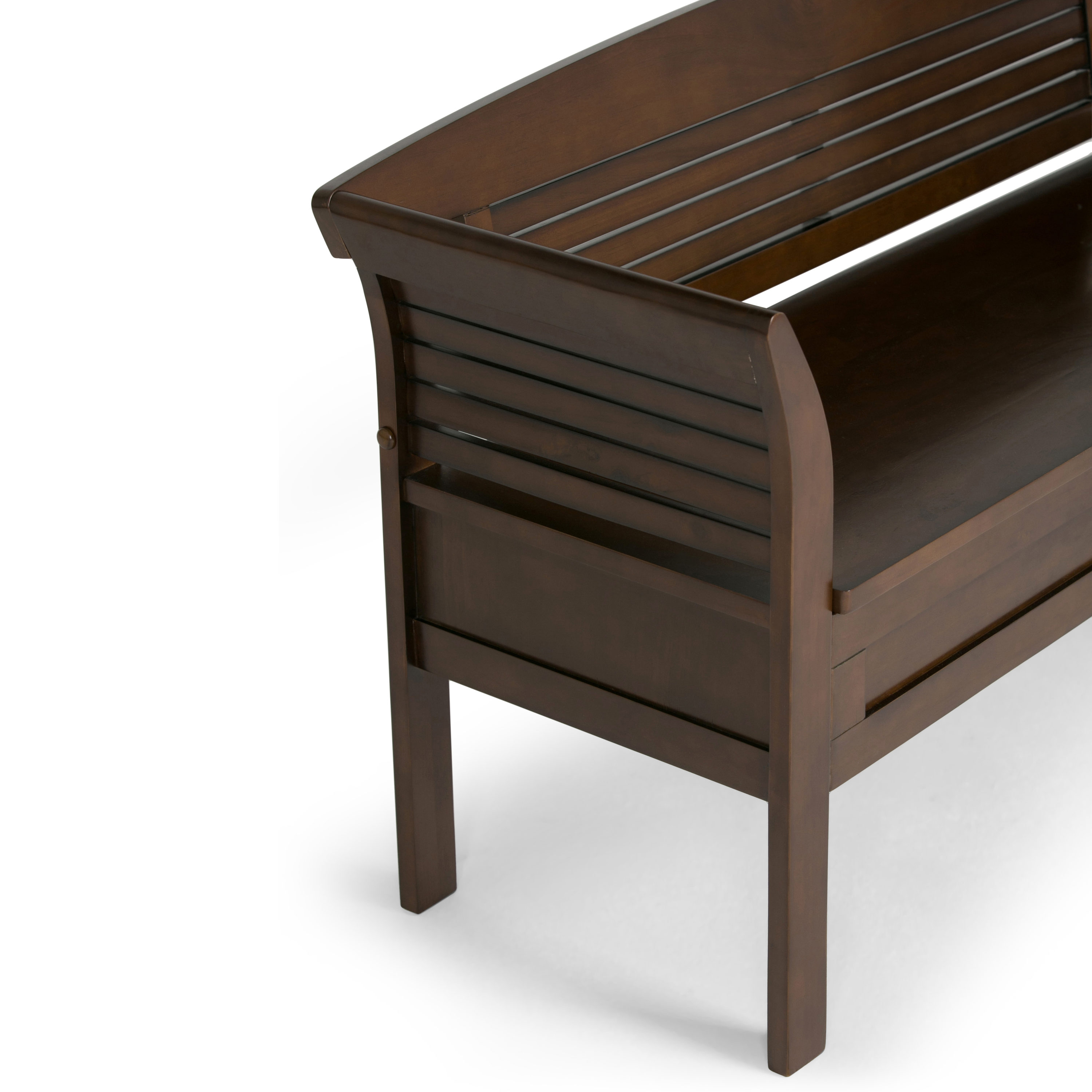 Simpli Home 3AXCARLBEN-MB bench - View #7