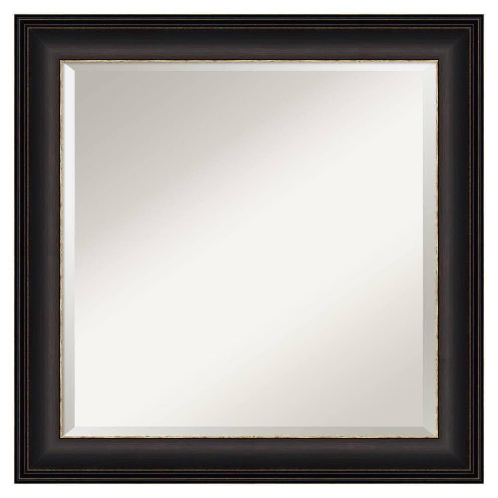 Amanti Art DSW4960895 Trio 24.5-in x 24.5-in Framed Square Bathroom Vanity Mirror ( Bronze,Gold )