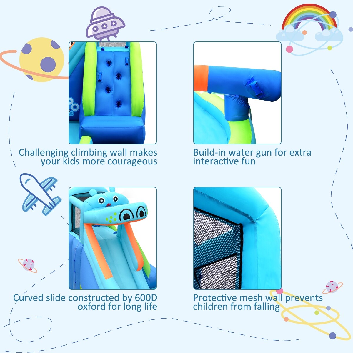Slickblue D-CO-84107PO Bounce-Houses - View #3