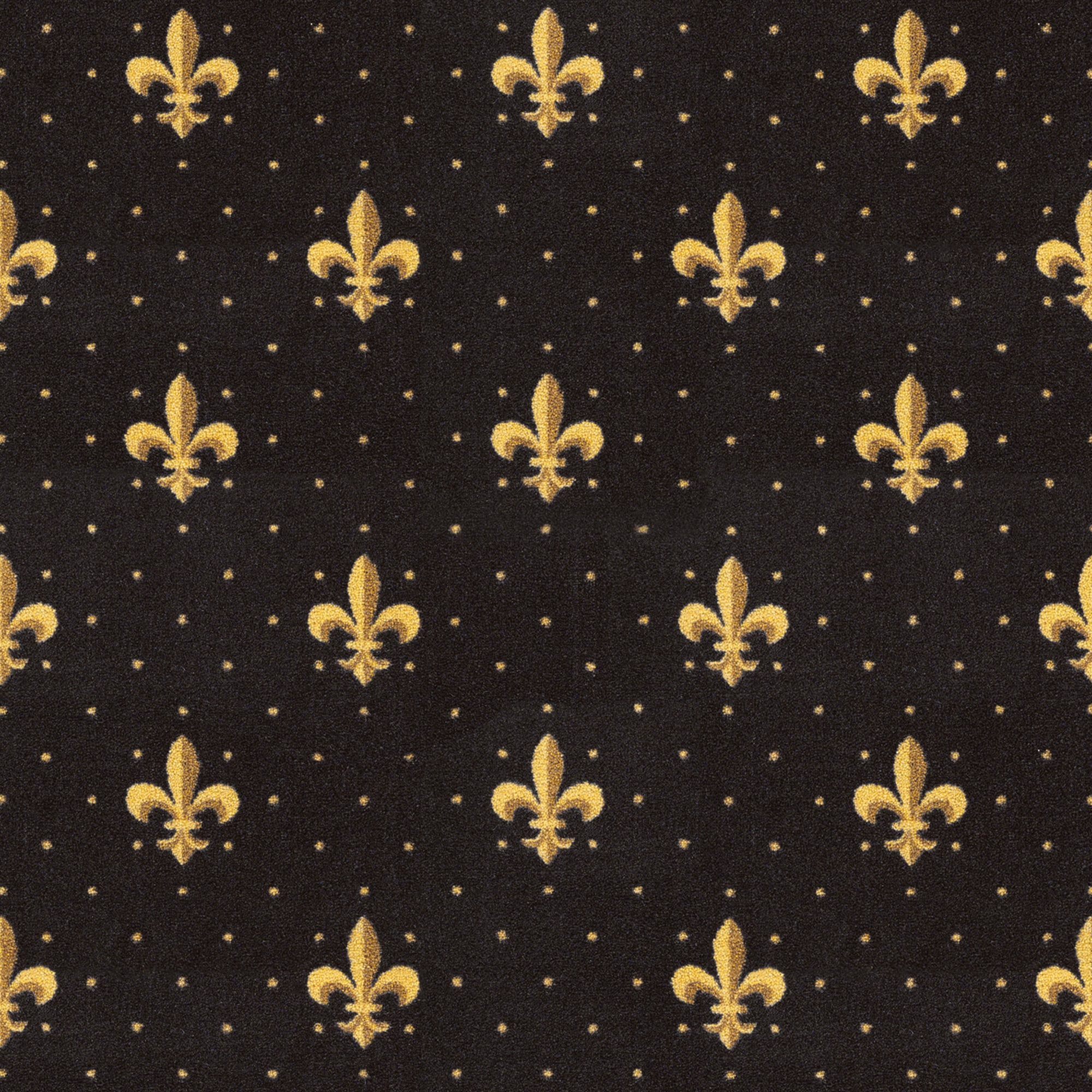 Joy Carpets 1815W-02-26 Home Office Fleur de Lis Brown Brown 26-oz sq yard Nylon Pattern Indoor Carpet