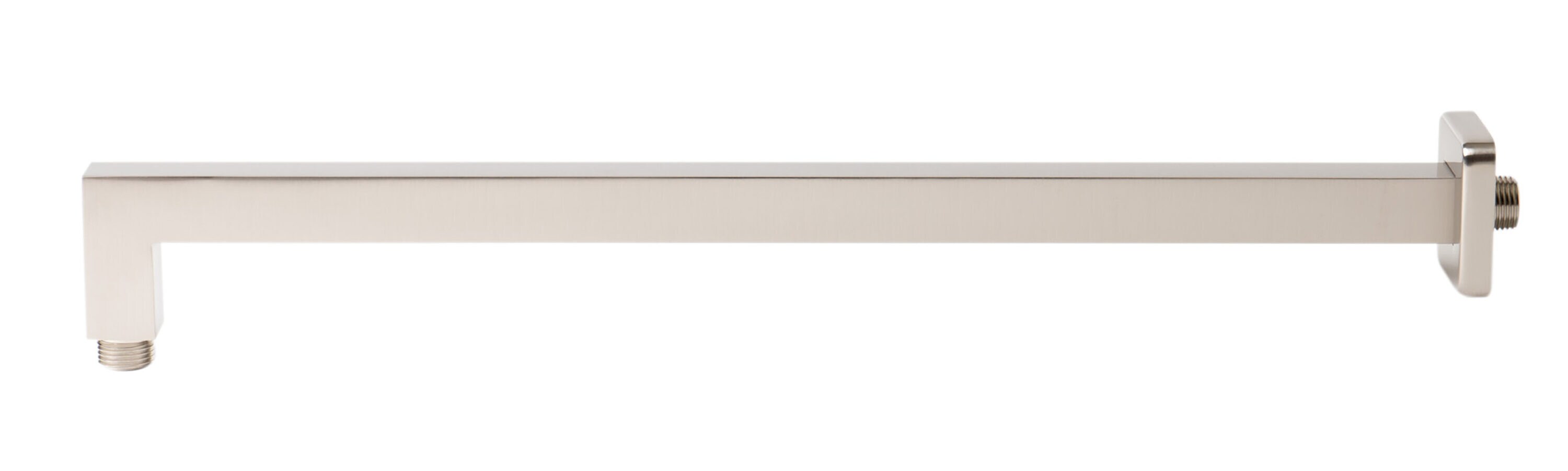 Brushed Nickel 20" Square Wall Mounted Shower Arm