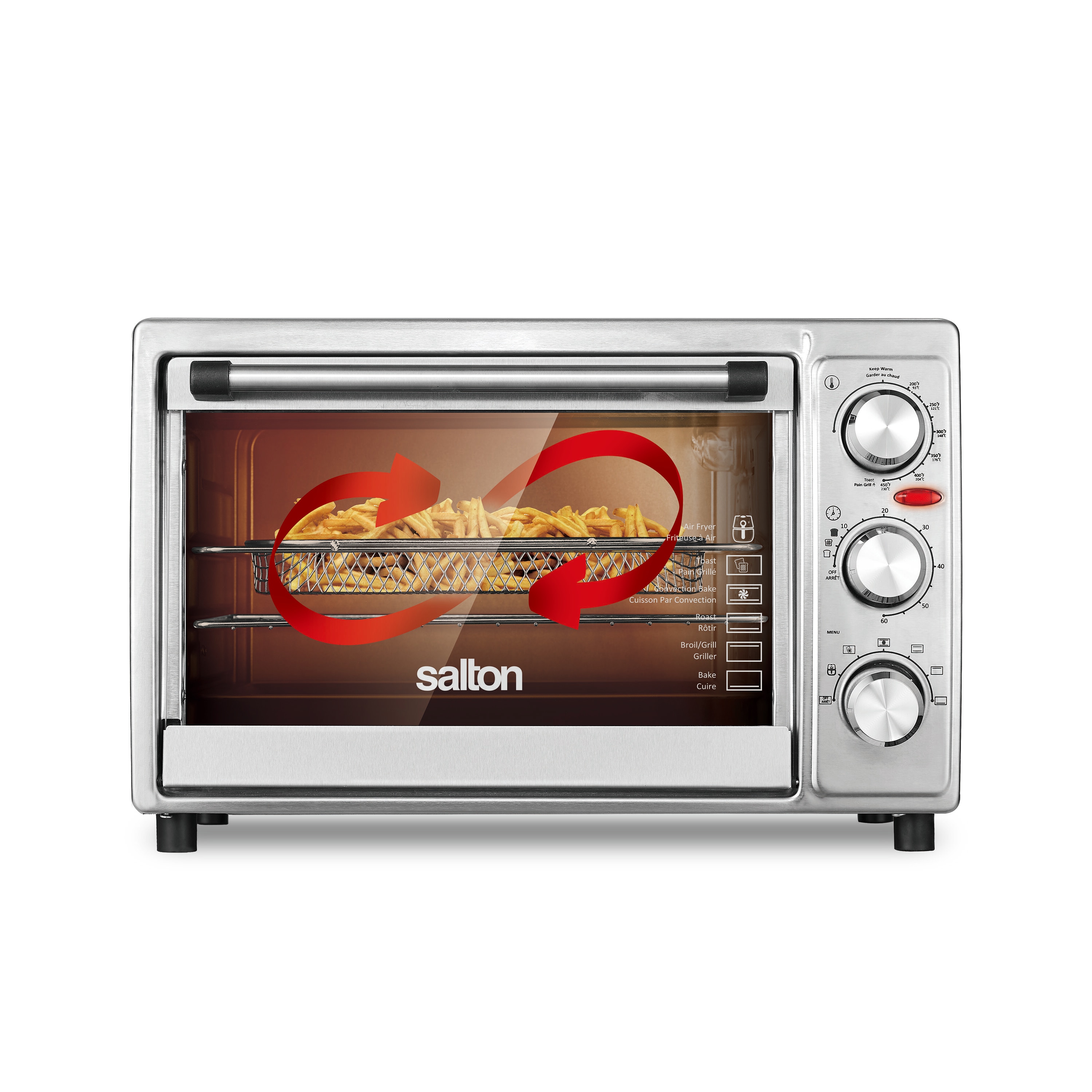 Black+Decker 6-Slice Toaster Oven Silver TO3230SBD - Best Buy