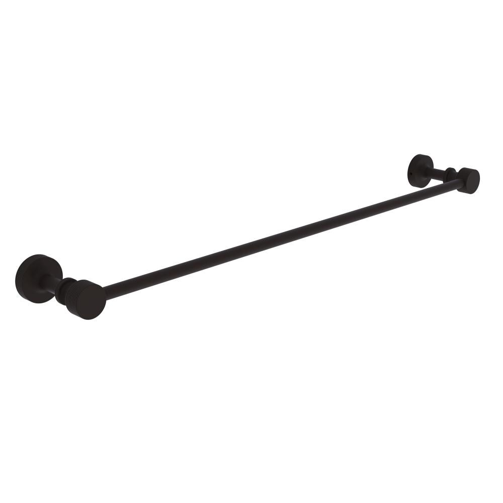 Allied Brass FT-21/30-ORB Foxtrot 30-in Oil-rubbed bronze Wall mount Single Towel Bar