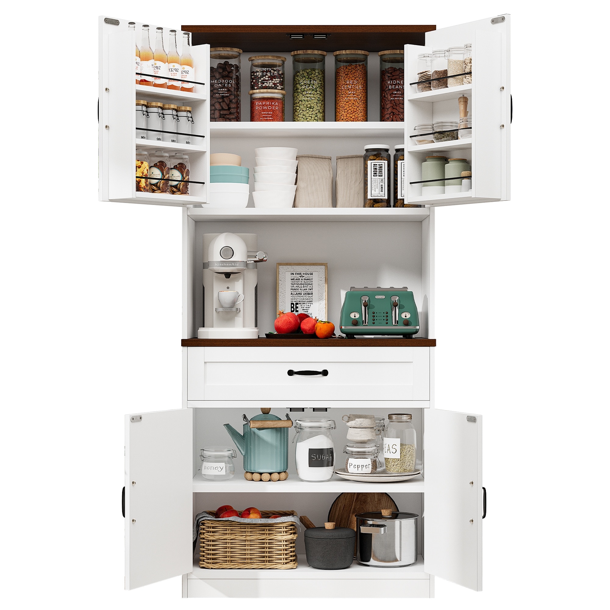 Pocassy GREATANTS-SNBS030WT Dining-Kitchen-Storarge - View #7