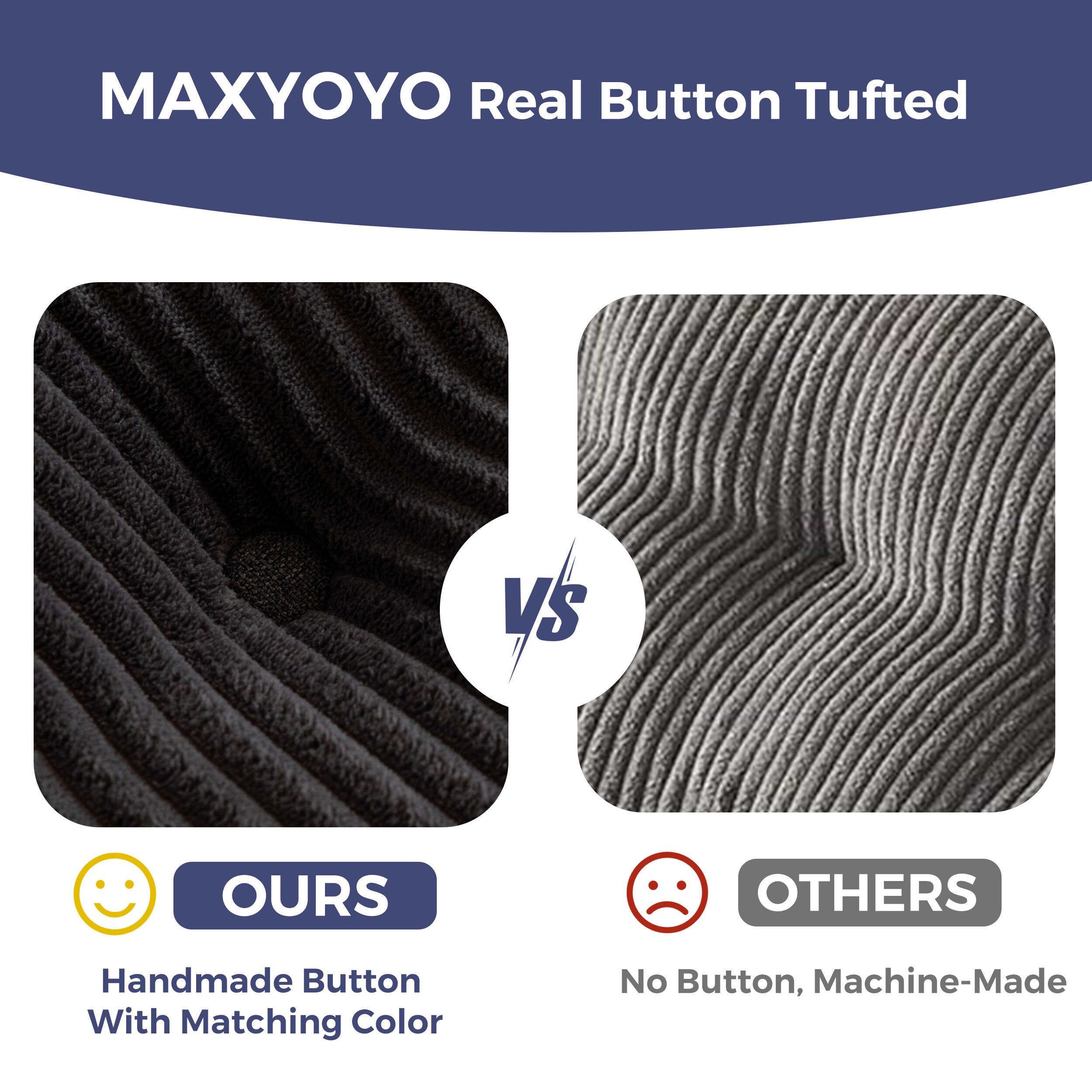 MAXYOYO M-A97-BLACK-AC2B2D Sofas-Loveseats - View #9