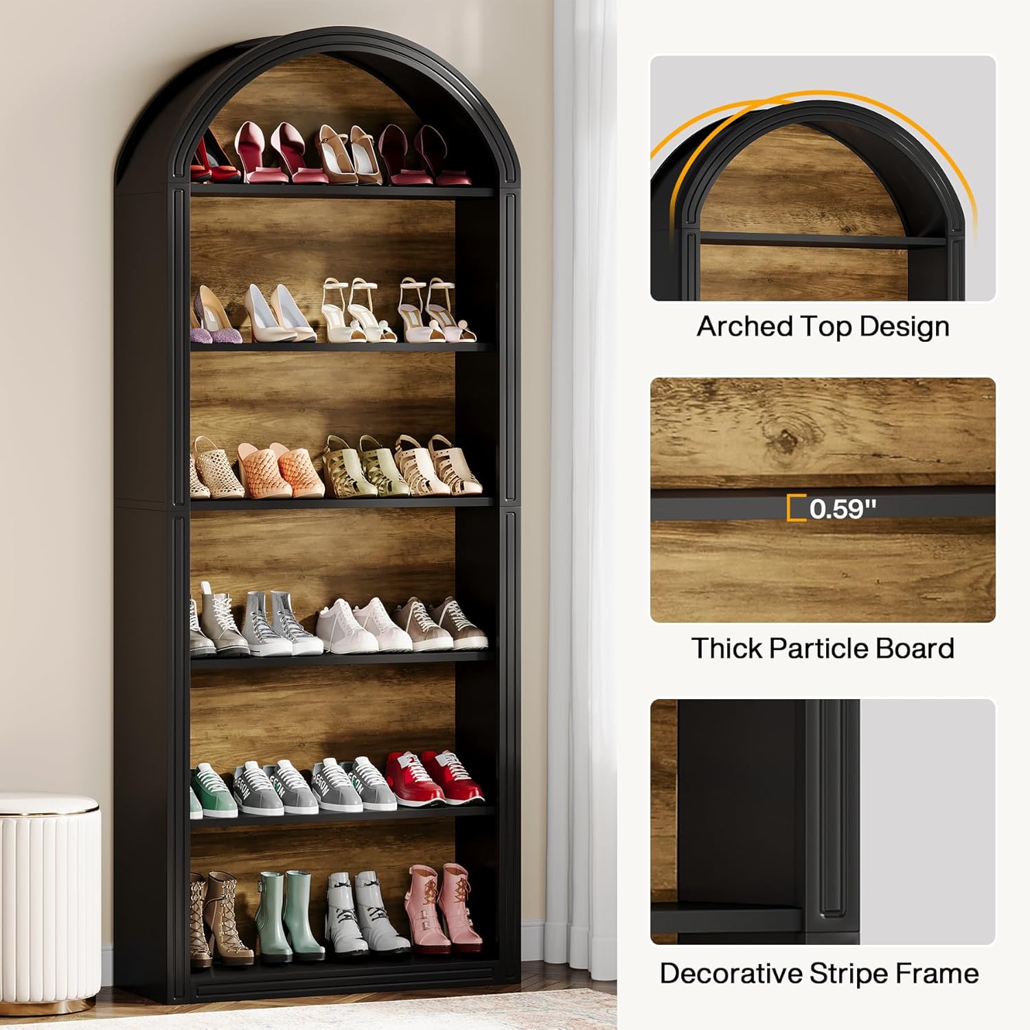 Tribesigns LWOYJL-1077YY Shoe-Racks - View #5