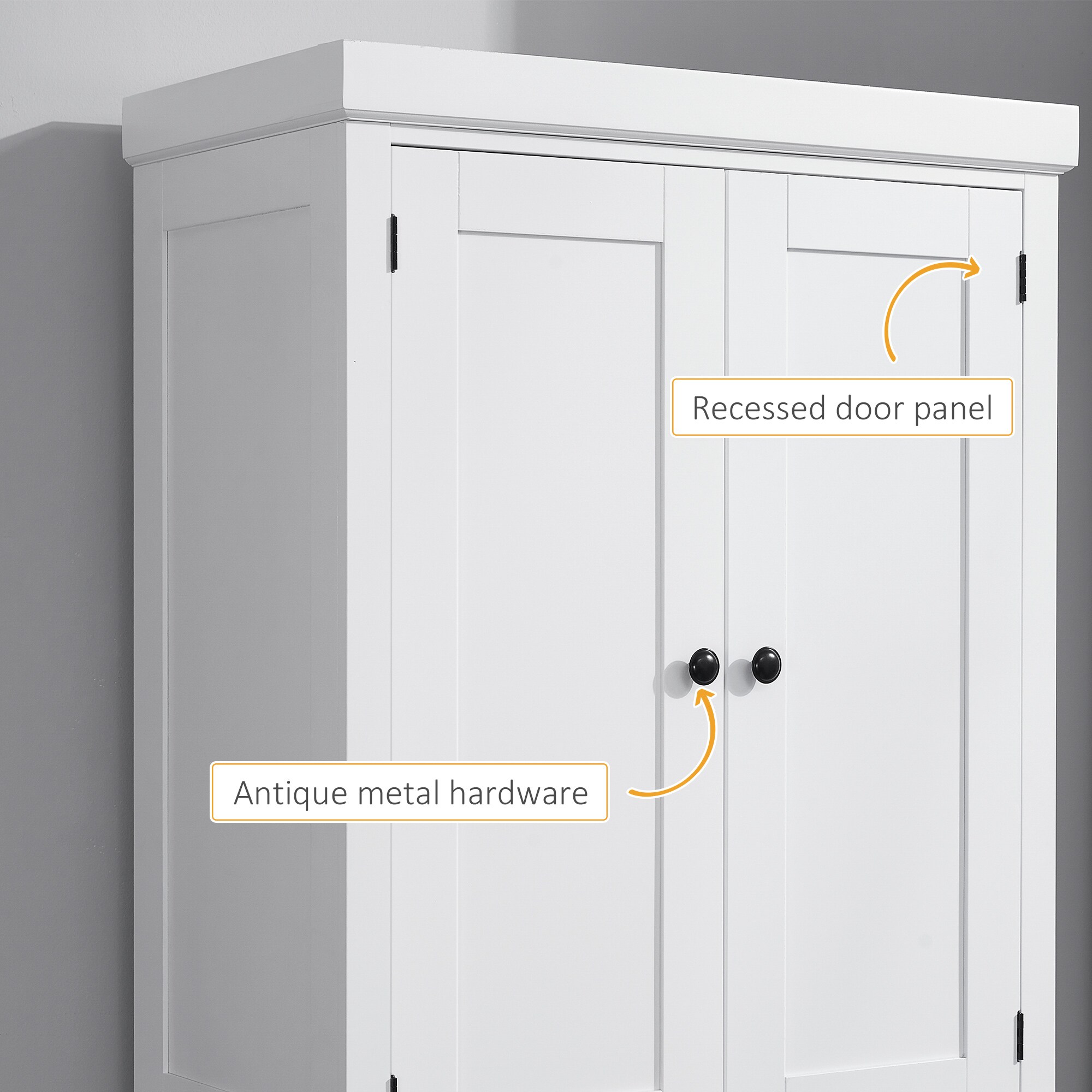 HomCom 835-115V81WT Pull-Out-Cabinet-Baskets - View #6