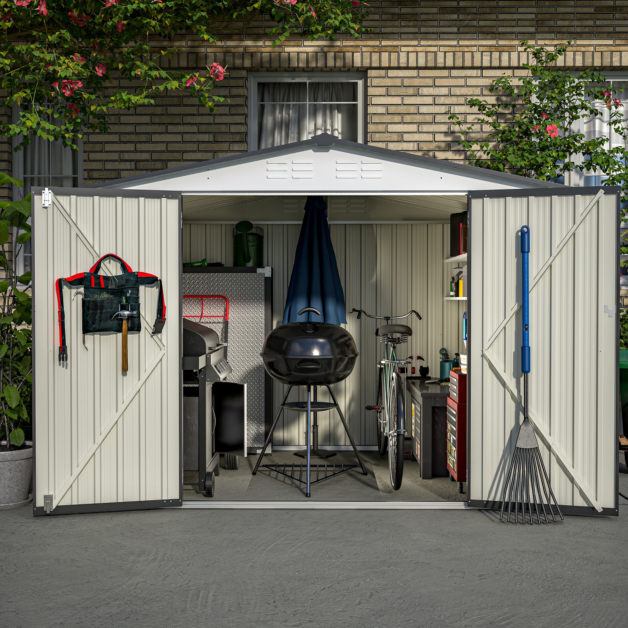 Xspracer ML-TH543WP Metal-Storage-Buildings-Sheds - View #8