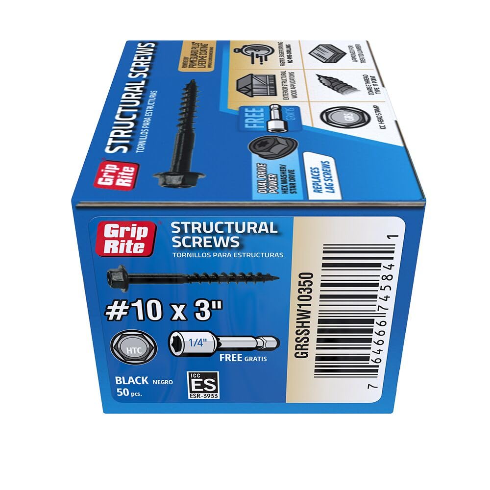 Grip-Rite GRSSHW10350 Lag-Screws - View #3