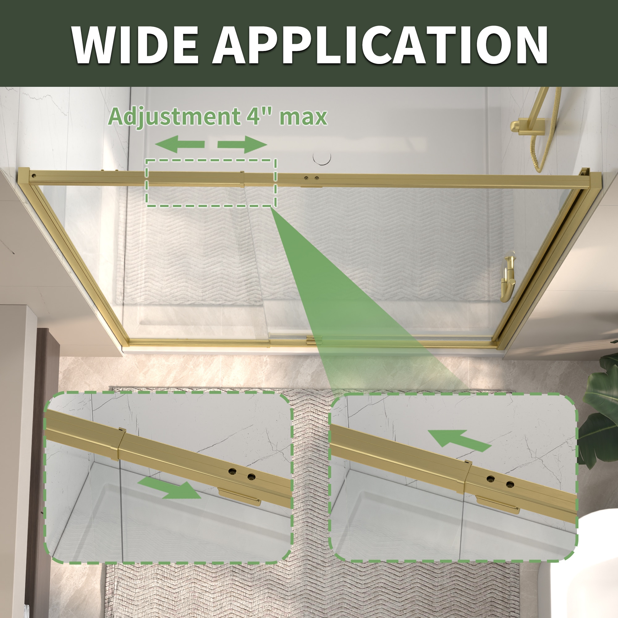 LIVIZA LSH-YP6075PBM Shower-Doors - View #8