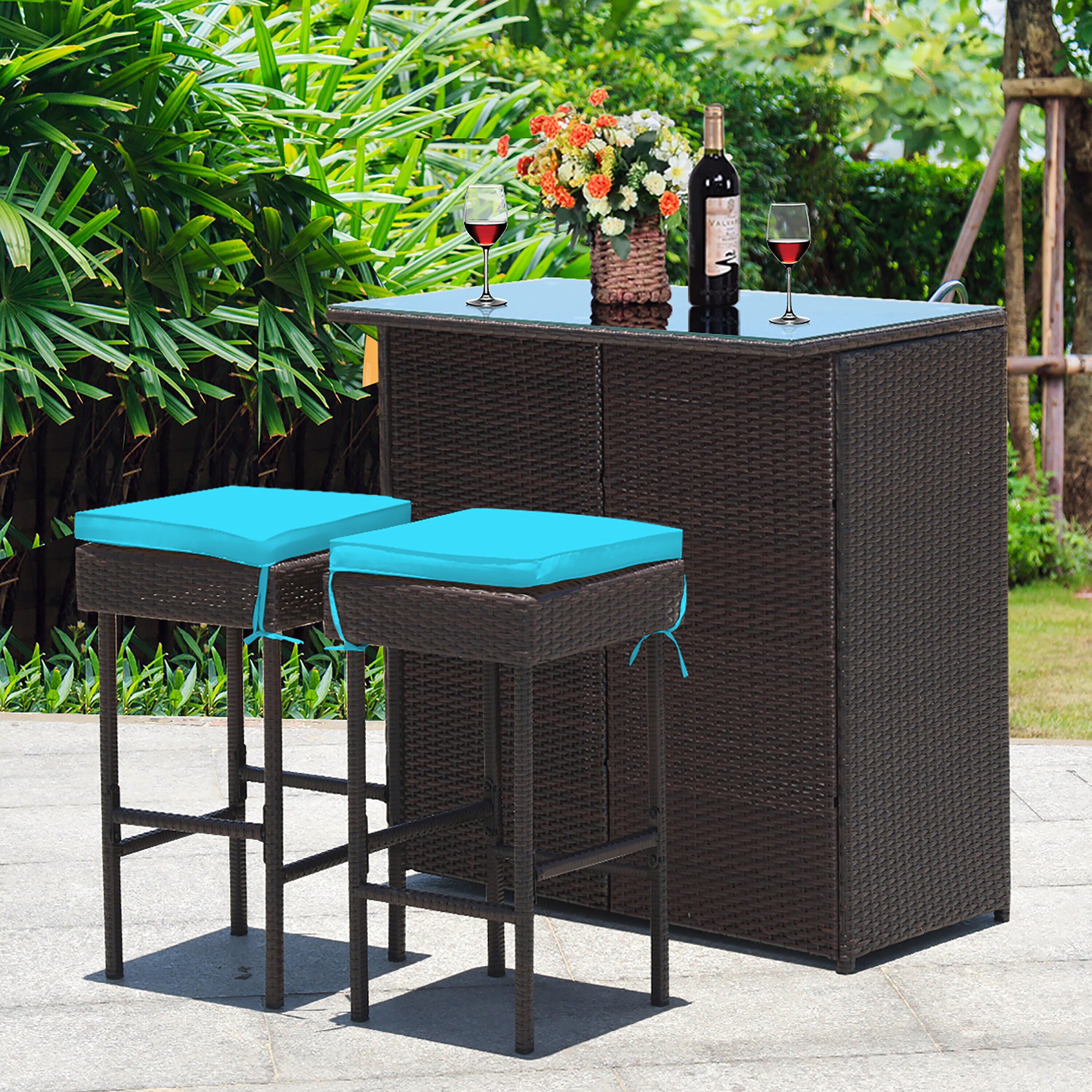 Costway HW62380TU Patio-Dining-Sets - View #6