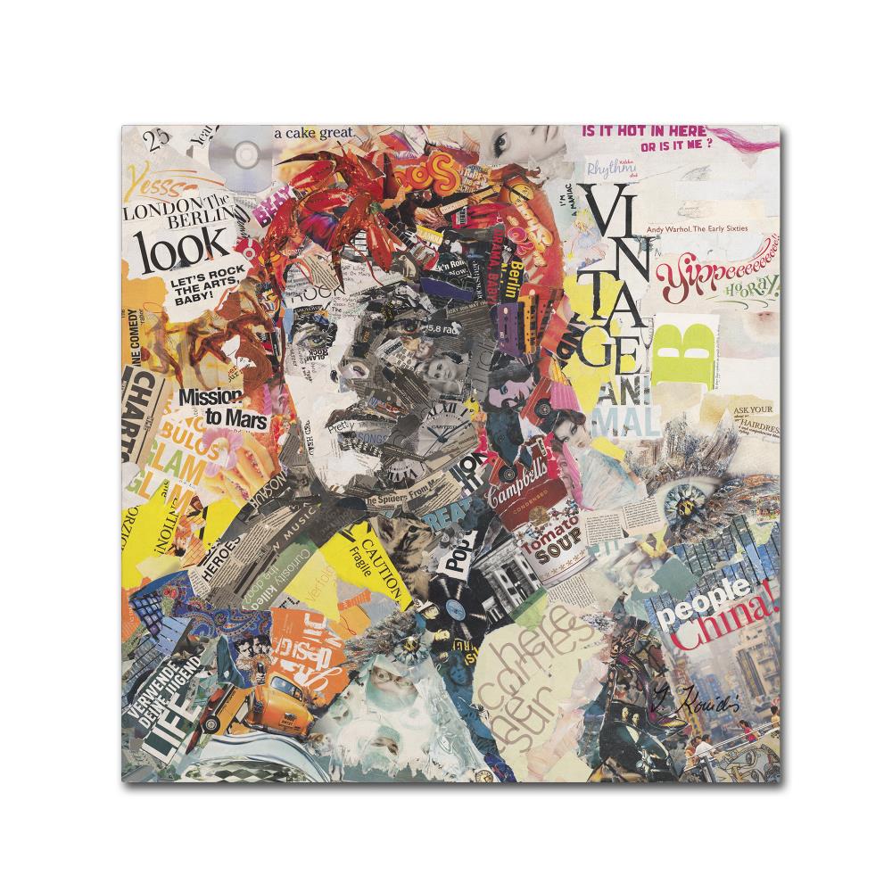 Trademark Fine Art ALI0992-C1818GG Framed 18-Inches H x 18-Inches W People Canvas Print