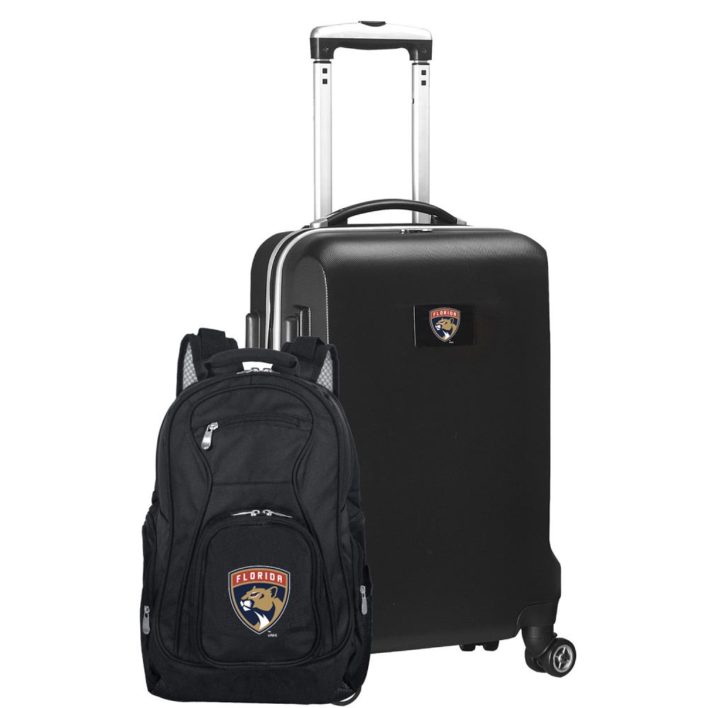 Mojo Licensing NHPAL104_BLACK 24 X 15 X 9.5 Black Polycarbonate Hardshell Suitcase Set (2-Bag)
