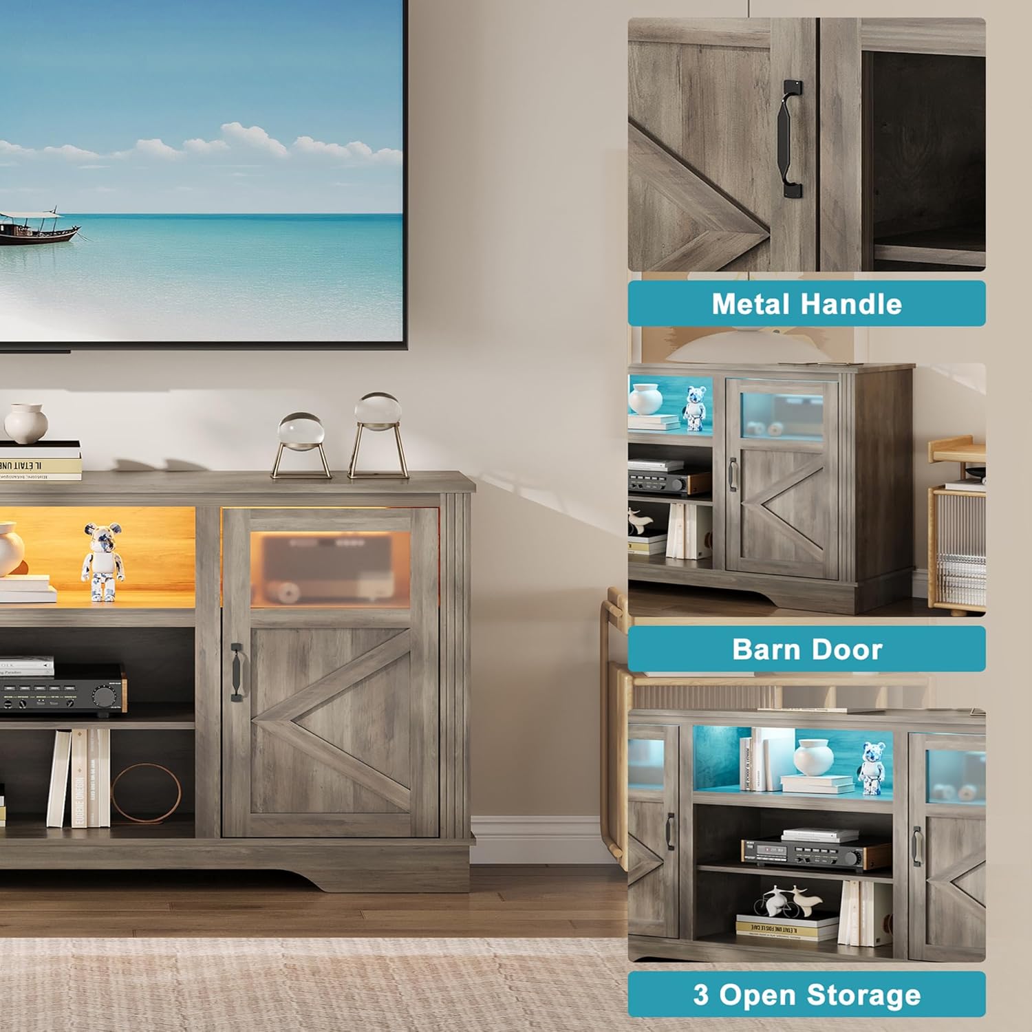 Qeetex LHF-DSG-PHO-161WUHPN Tv-Stands - View #4
