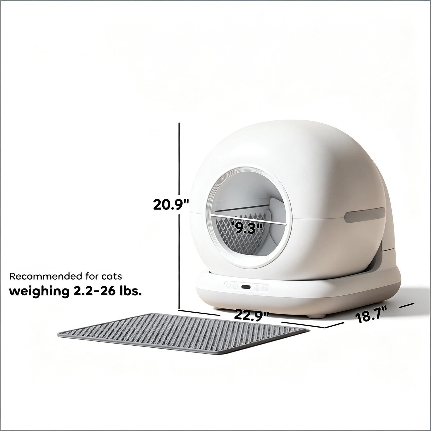 GZMR GZ-W1298 Cat-Litter-Box - View #7