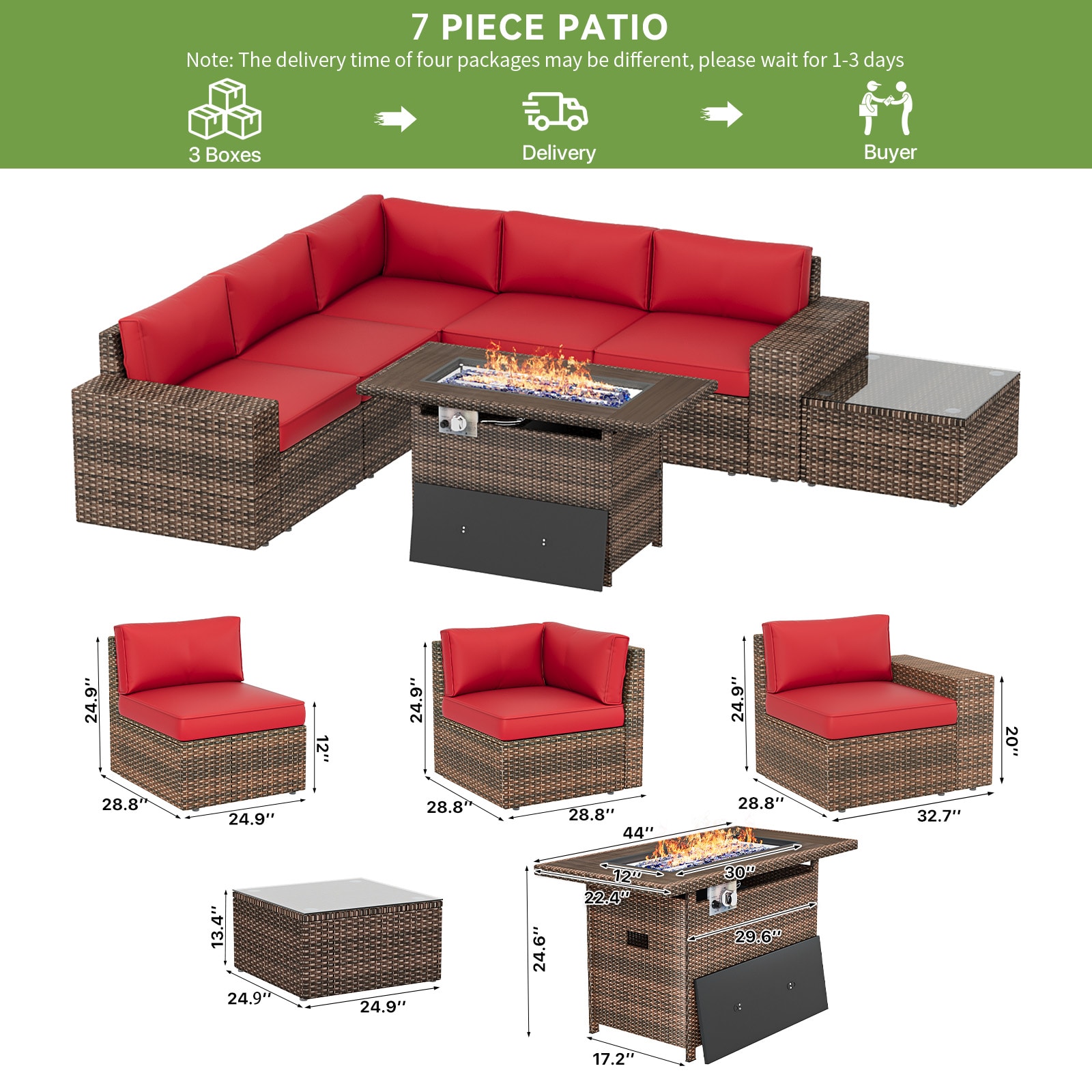 Bapipro BP3907D12 Patio-Conversation-Sets - View #8