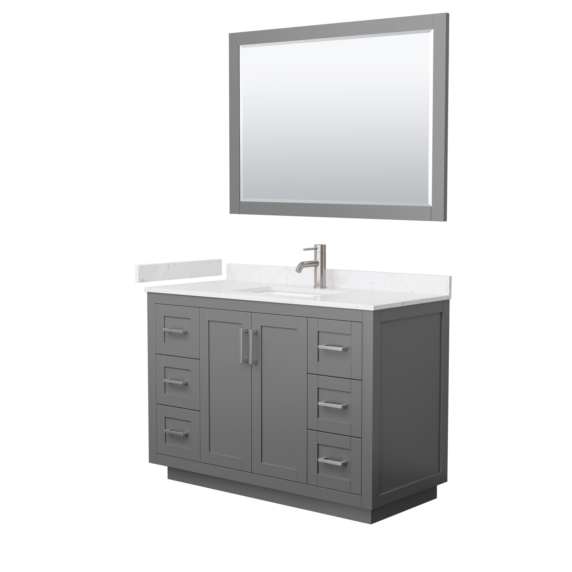 Wyndham Collection WCF292948SKGC2UNSM46 Bath-Vanity-Combo - View #2