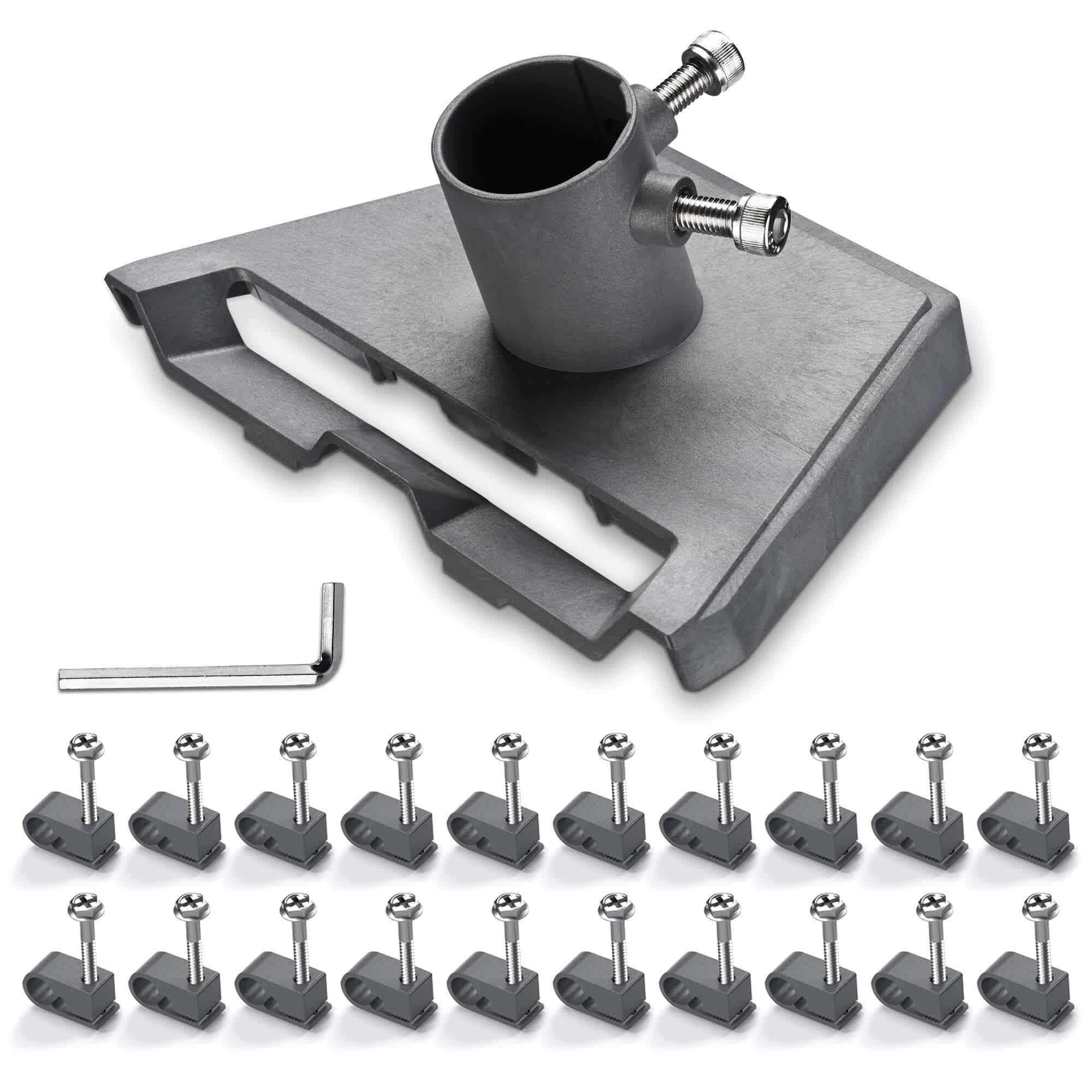 Yescom 22STL001-G3-A3809-LO Starlink Gen3 Pipe Adapter for 1.5 inch Pole Mounting Kit Heavy Duty Standard Dish V3 Accessories