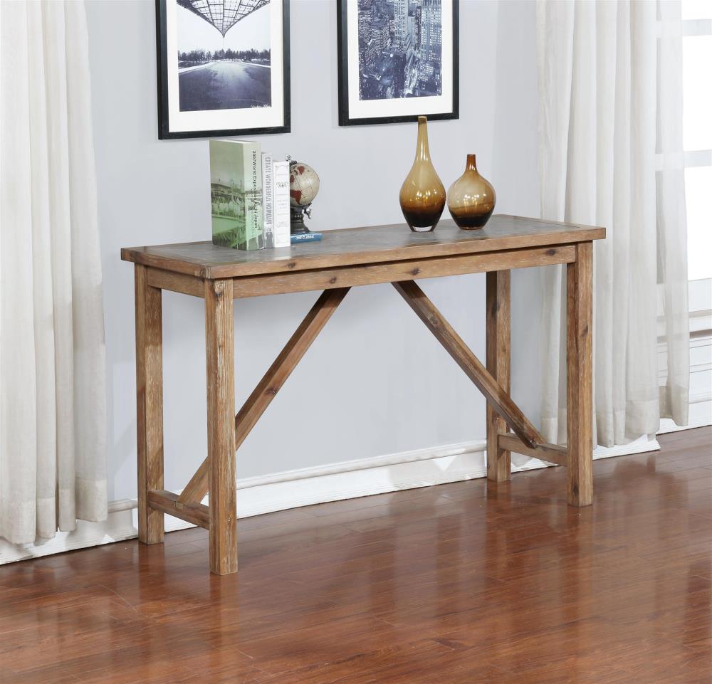 Linon Carly Casual Gray Console Table At Lowes Com   14060575 