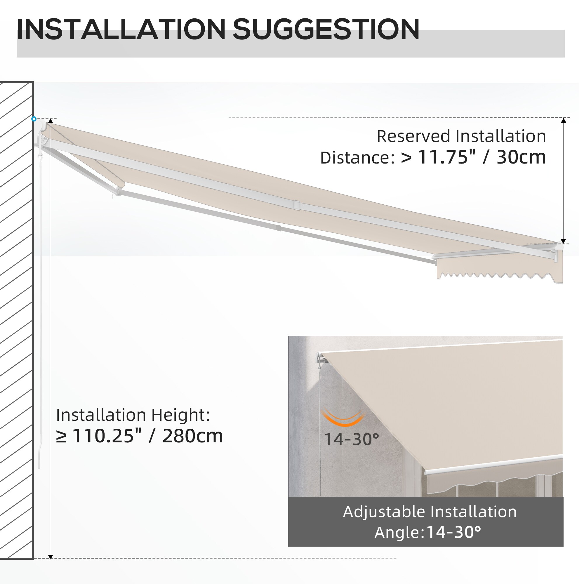 Outsunny 840-245V83CW awnings - View #8