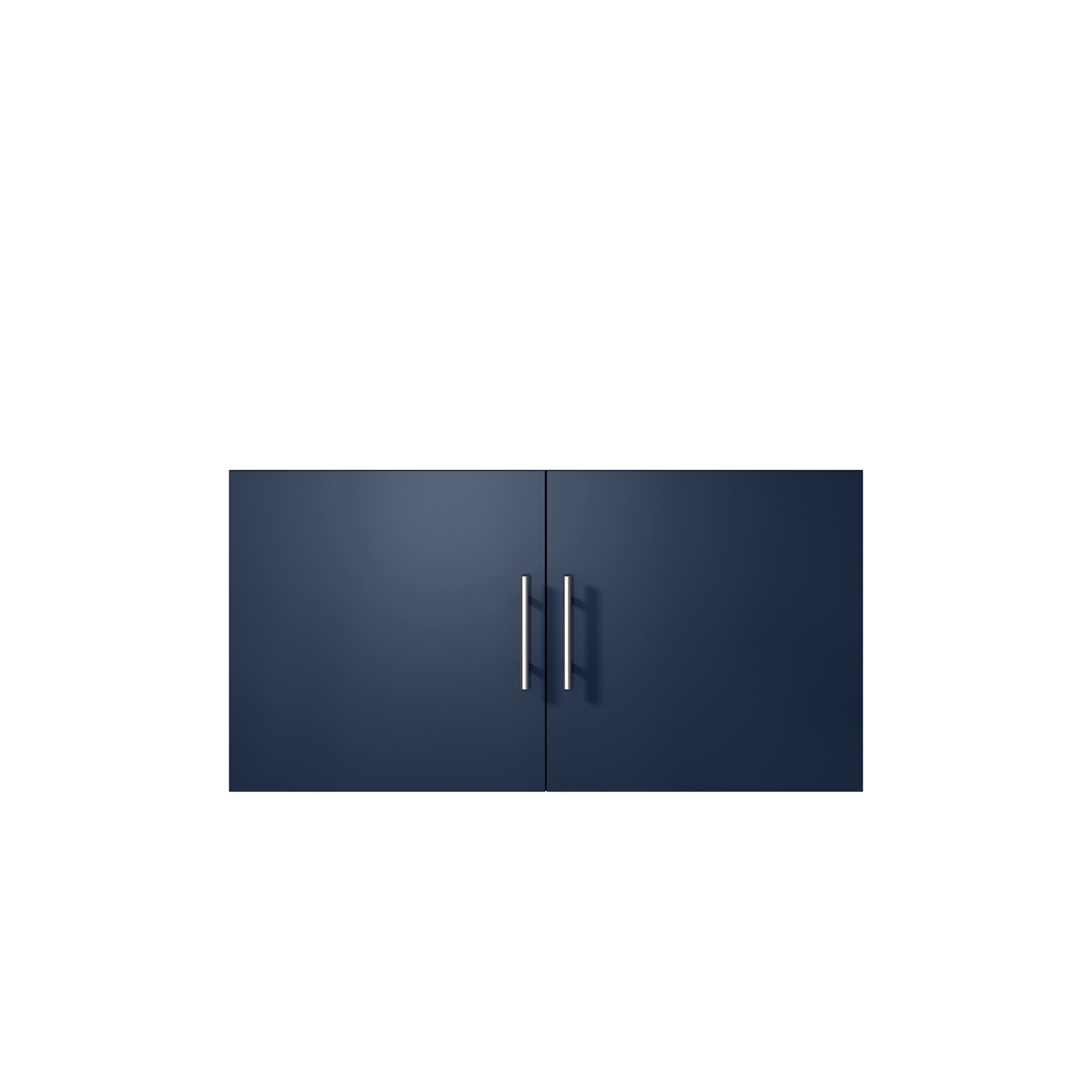Lexora LVG36SE000 Geneva 36-Inches Navy Blue Floating Bathroom Vanity Base Cabinet without Top