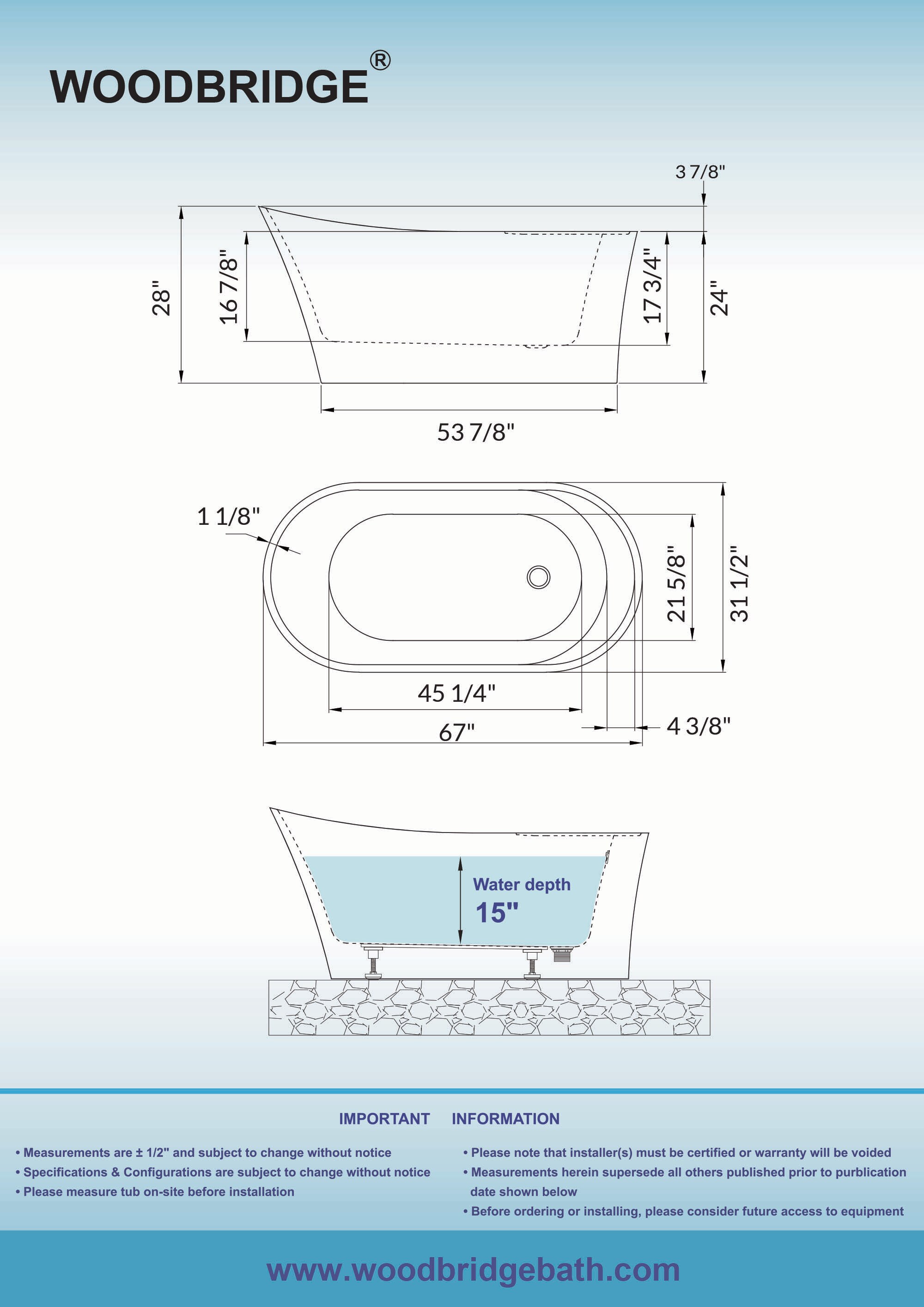 Woodbridge LB239 bathtubs - View #15