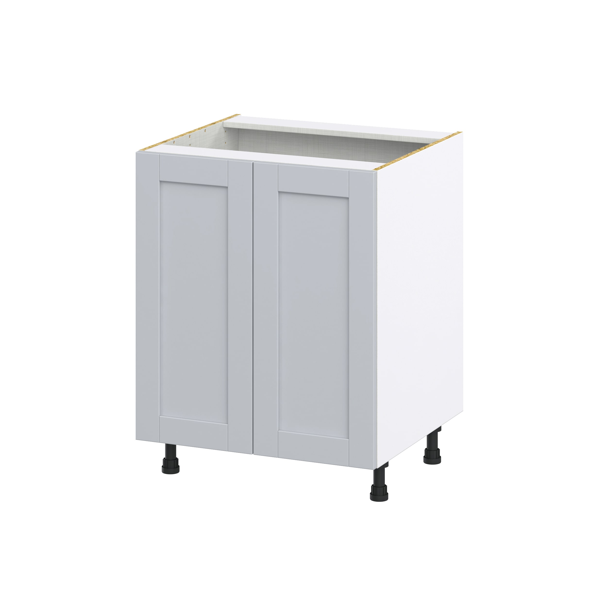 Hugo&Borg Charlesberg 27-in W x 34.5-in H x 24-in D Gray 6-Drawer Base Fully Assembled Cabinet (Recessed Panel Style)