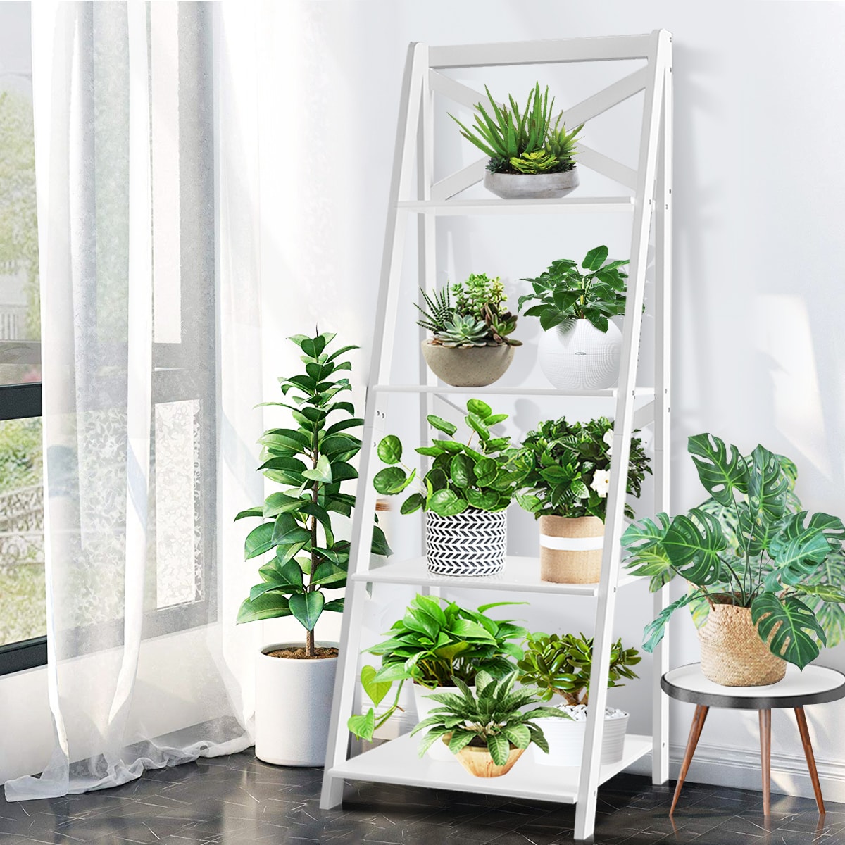 Costway 2HW53870WH bookcases - View #3