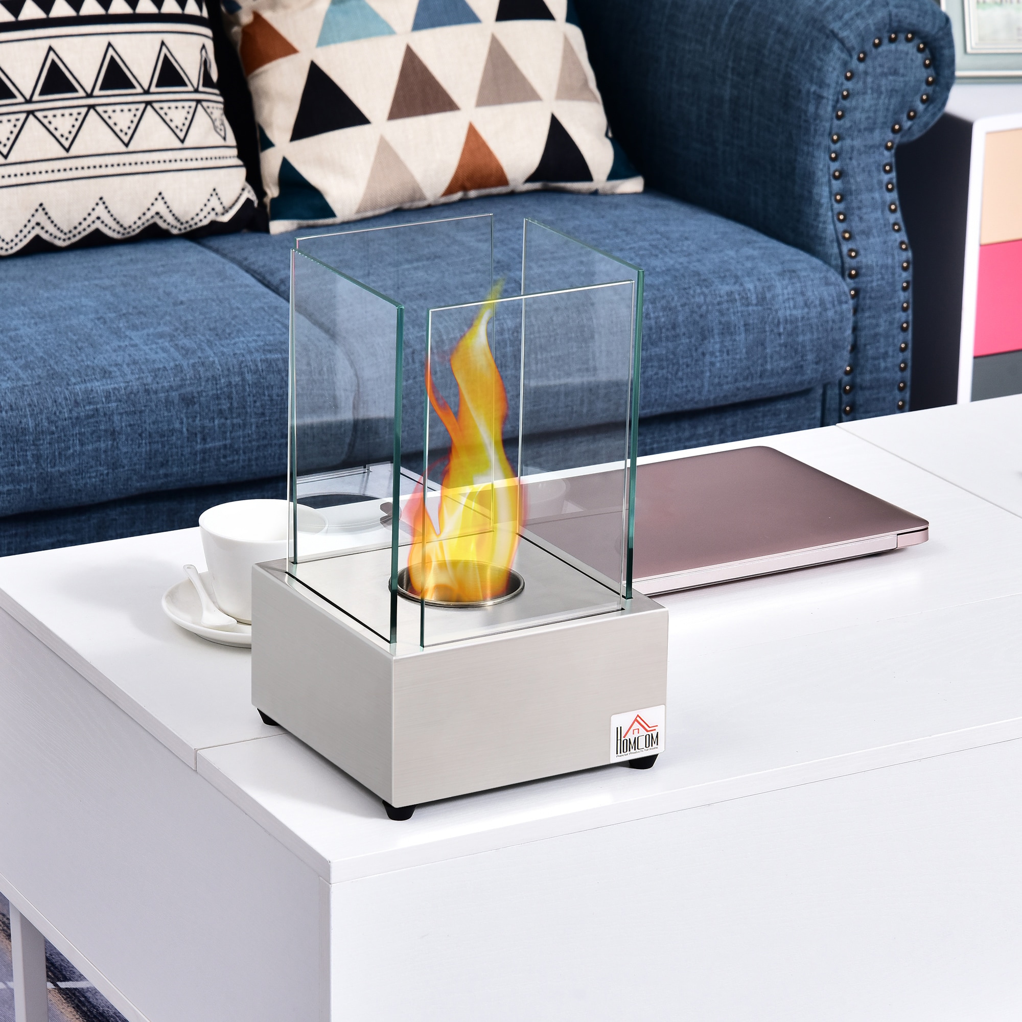 HomCom 820-159 Gel-Fuel-Fireplaces - View #2