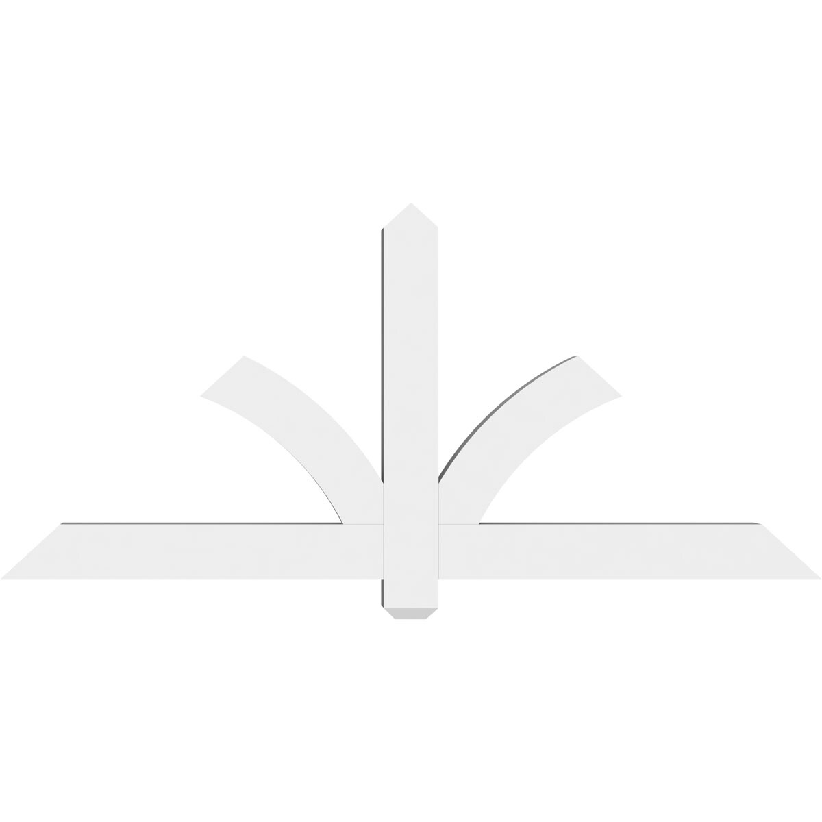 Ekena Millwork GBP060X28X0404RED00 Exterior-Brackets-Braces - View #2