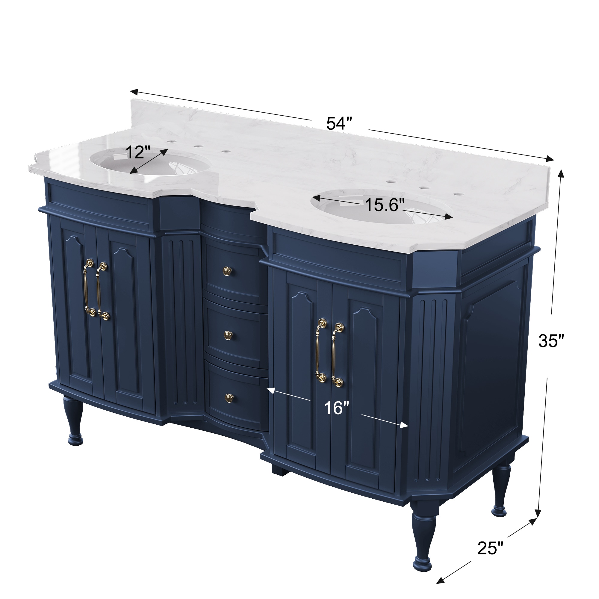 JEAREY OFYSG-LS-54 Bath-Vanity-Combo - View #11
